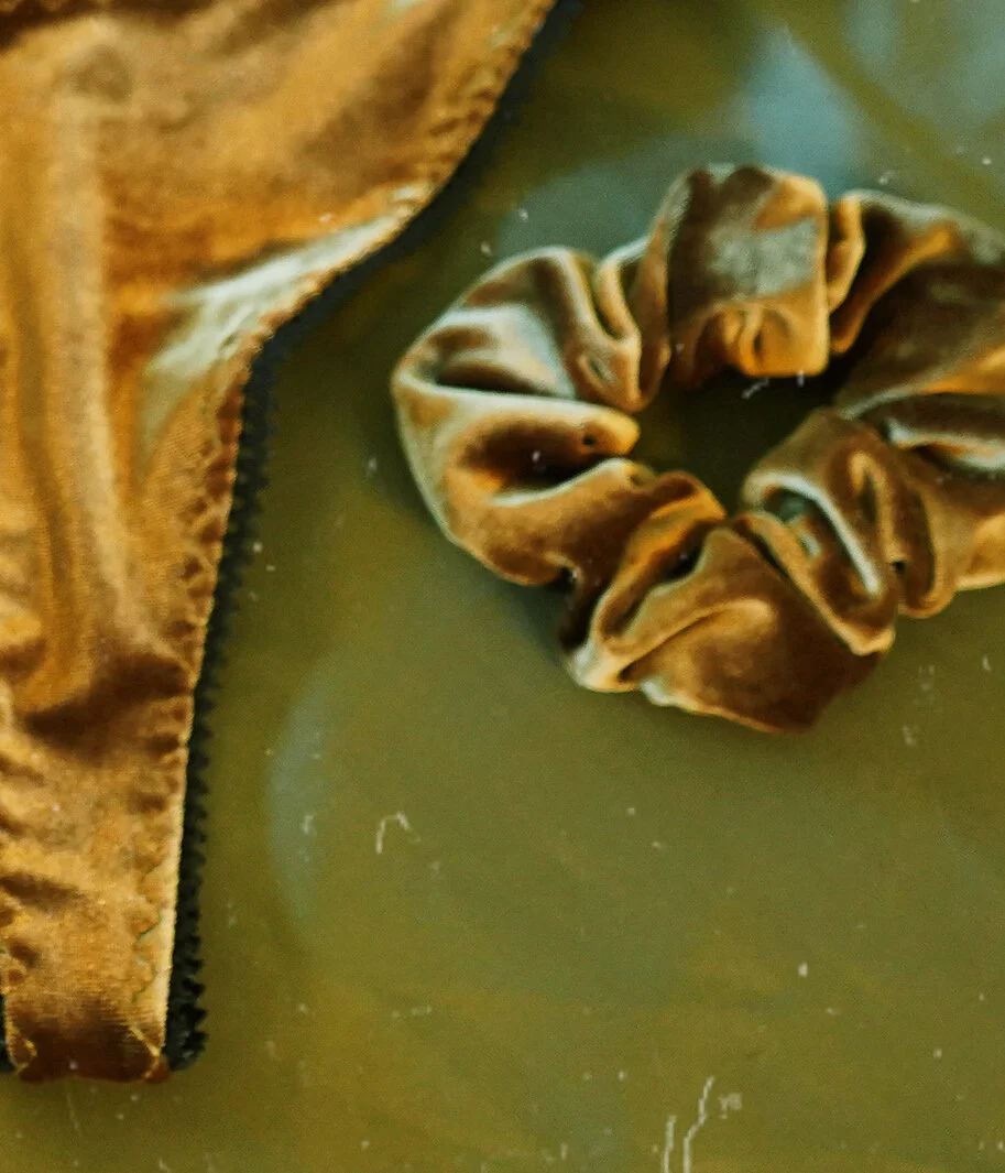moss Green Scrunchie