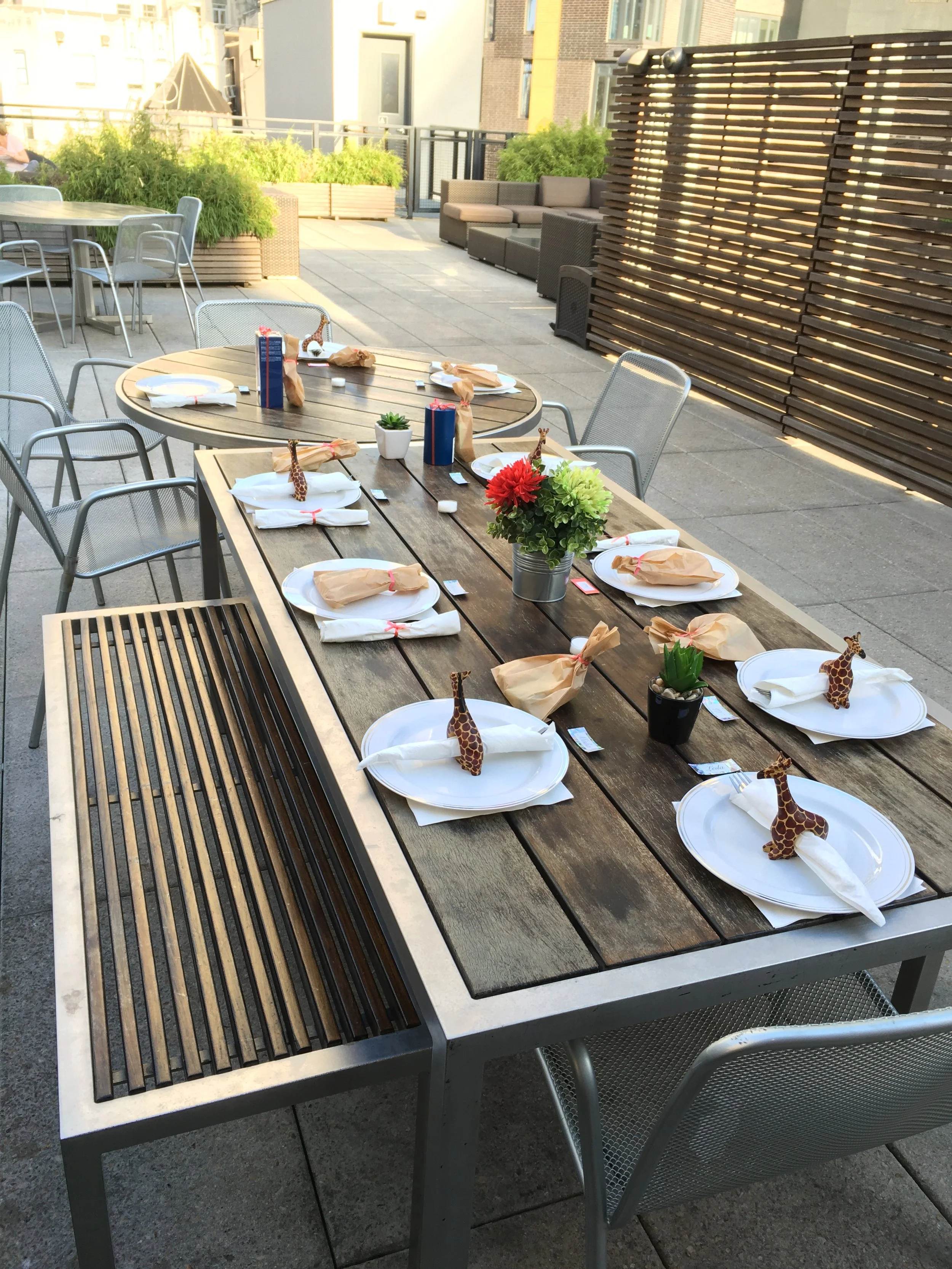  FIDI Feast 7/15, Table setting, July 2016 