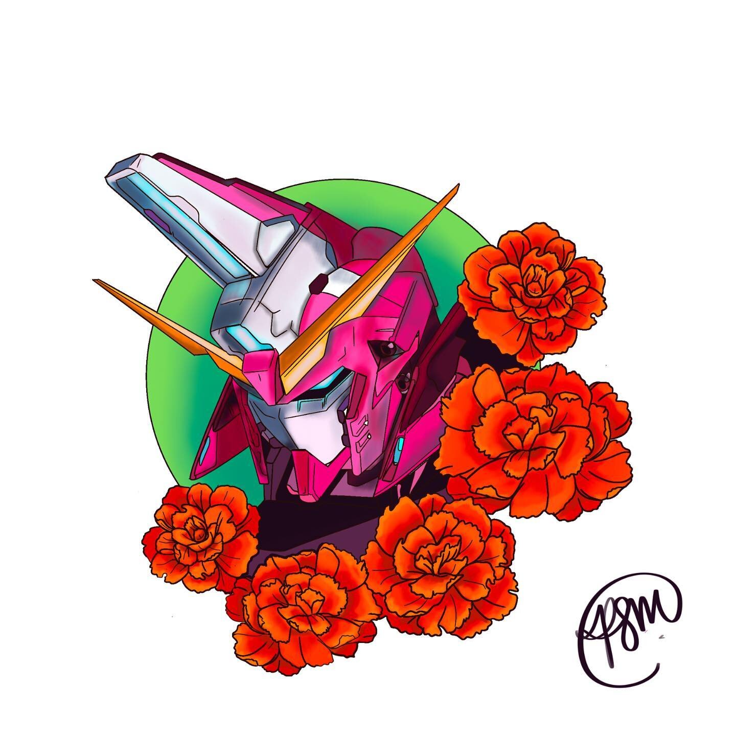 ♾️Infinite Justice Gundam ♾️ and carnations - thank you Kesey! 
.
.
.
.
.
.
.

#tattoo #tattoodesign #tattooideas #sketch #drawing #design #tattooapprentice #seekingapprenticeship #moderntattoo #portfolio #art #artwork #digital #digitalart #digitaldr