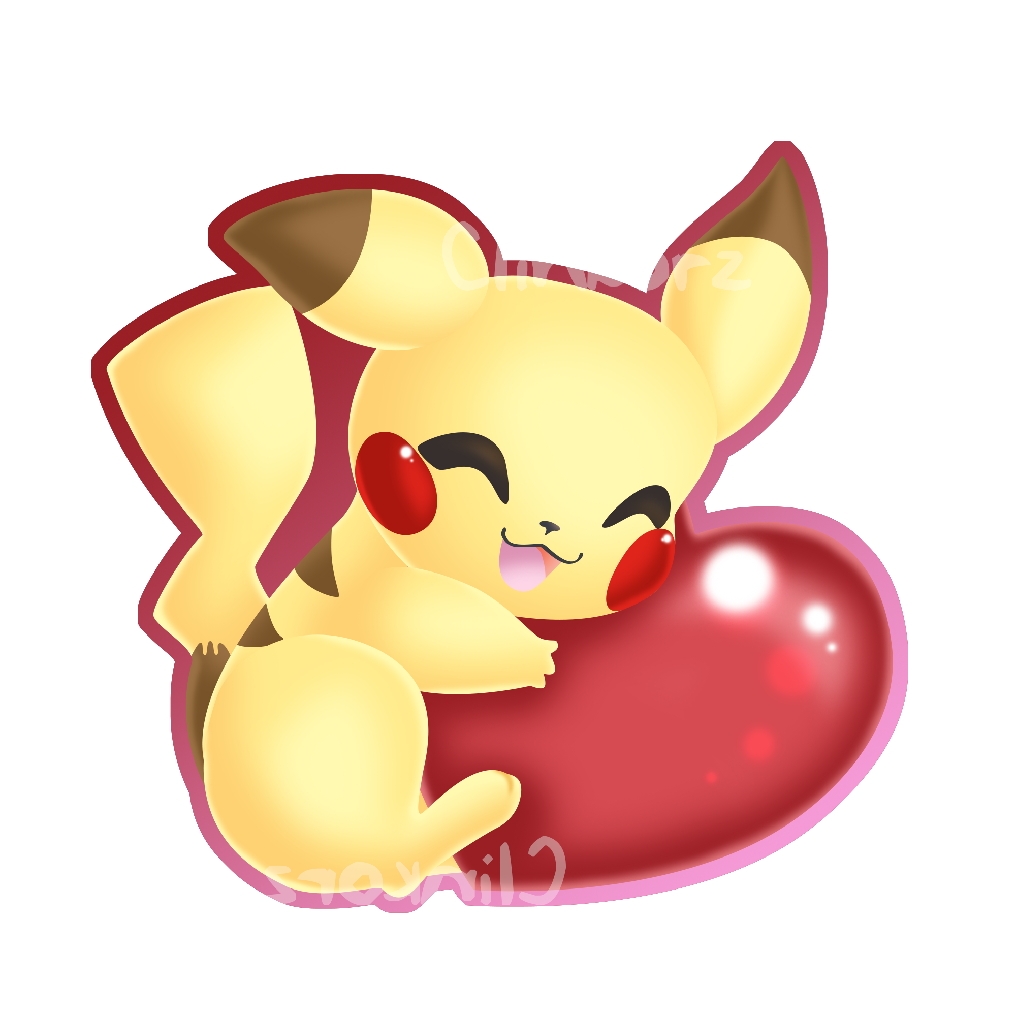 025 Heart Pikachu