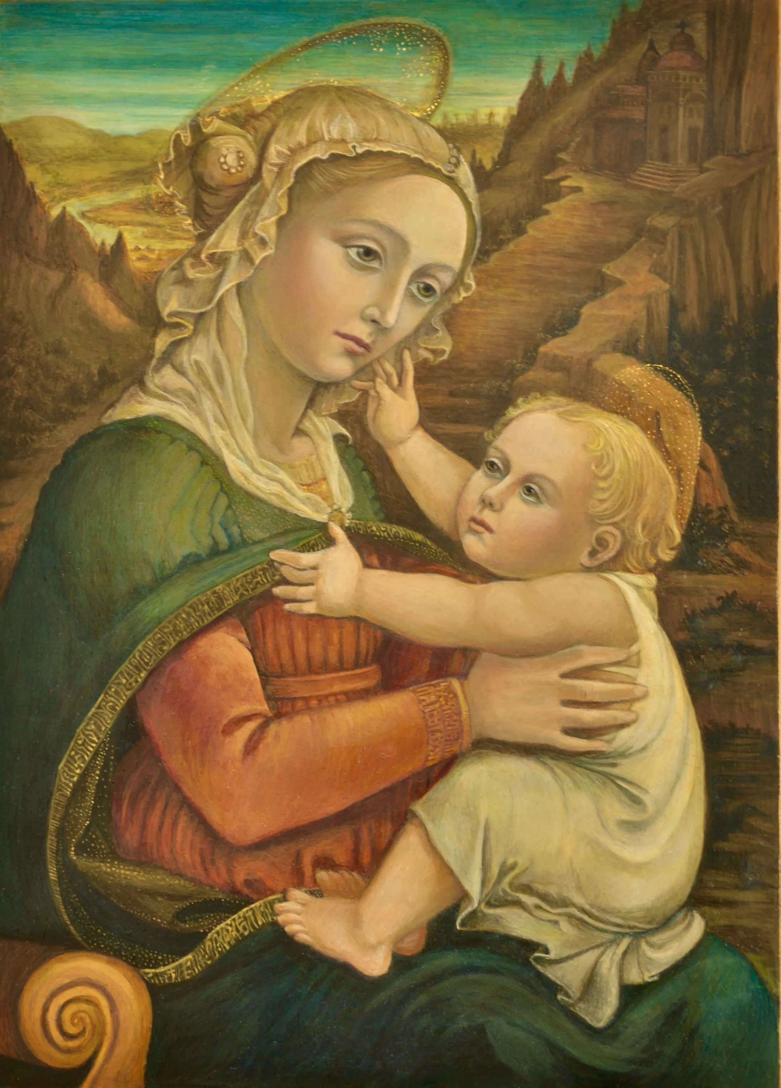 After "Madonna and Child" by Filippo Lippi