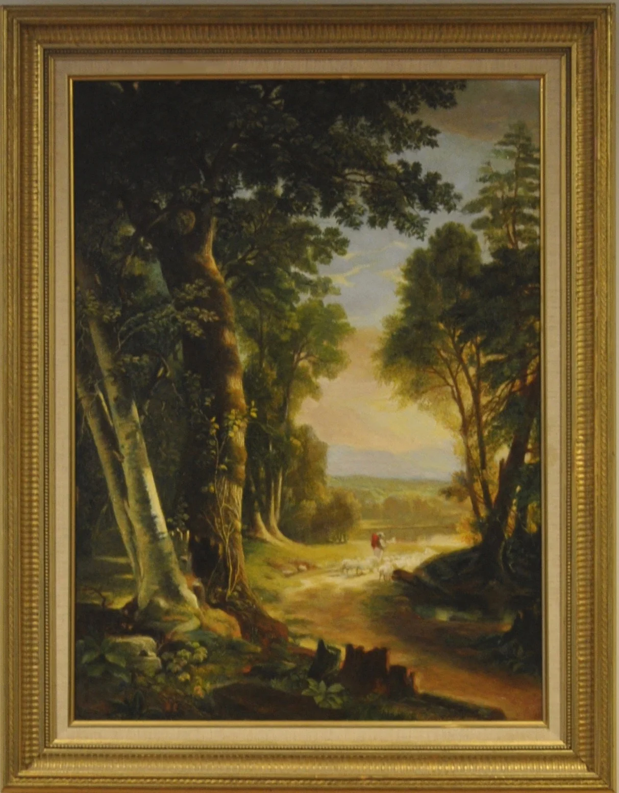 After " The Beeches" by Asher B. Durand