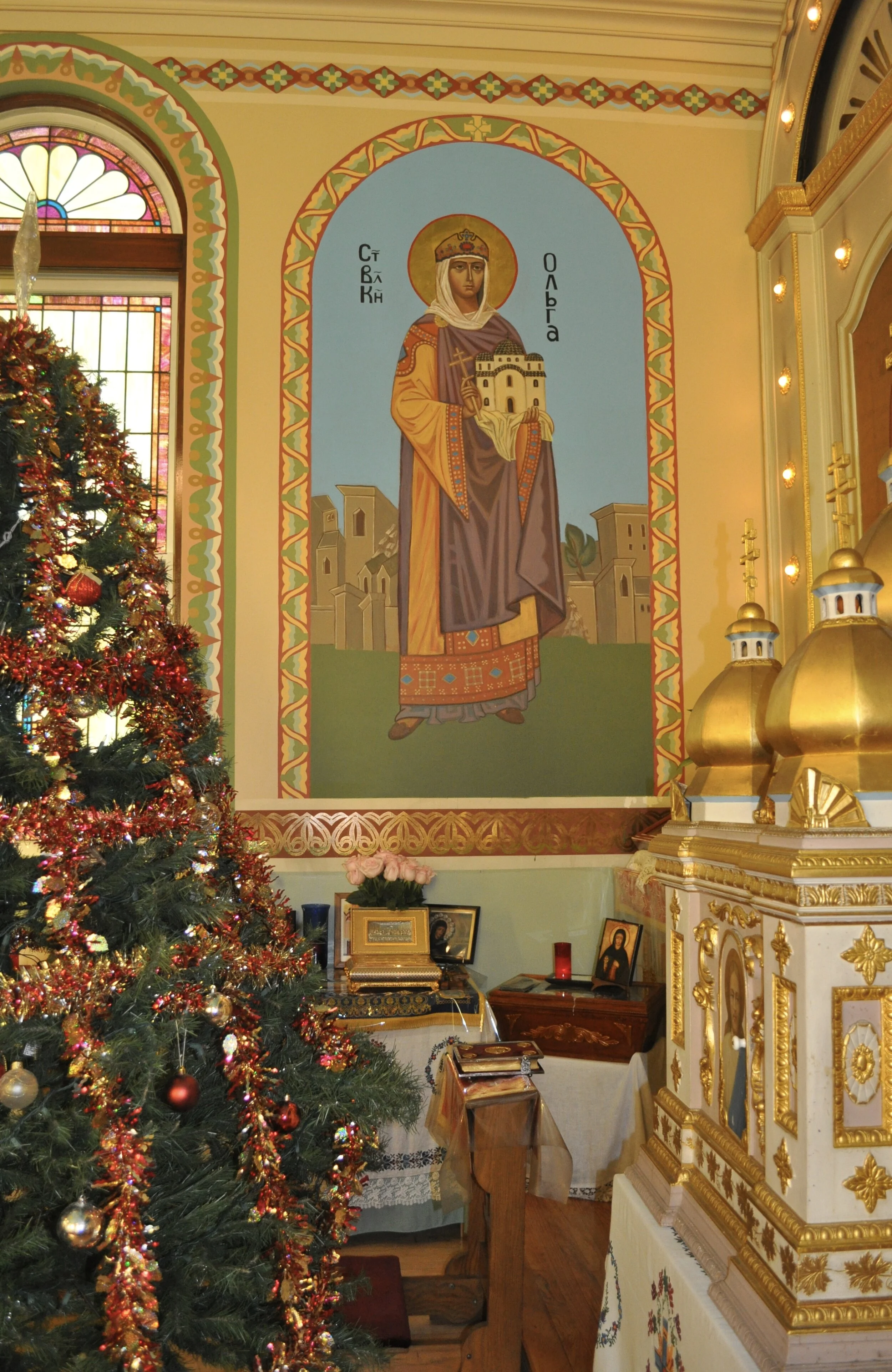 Saint Olga (after repainting)