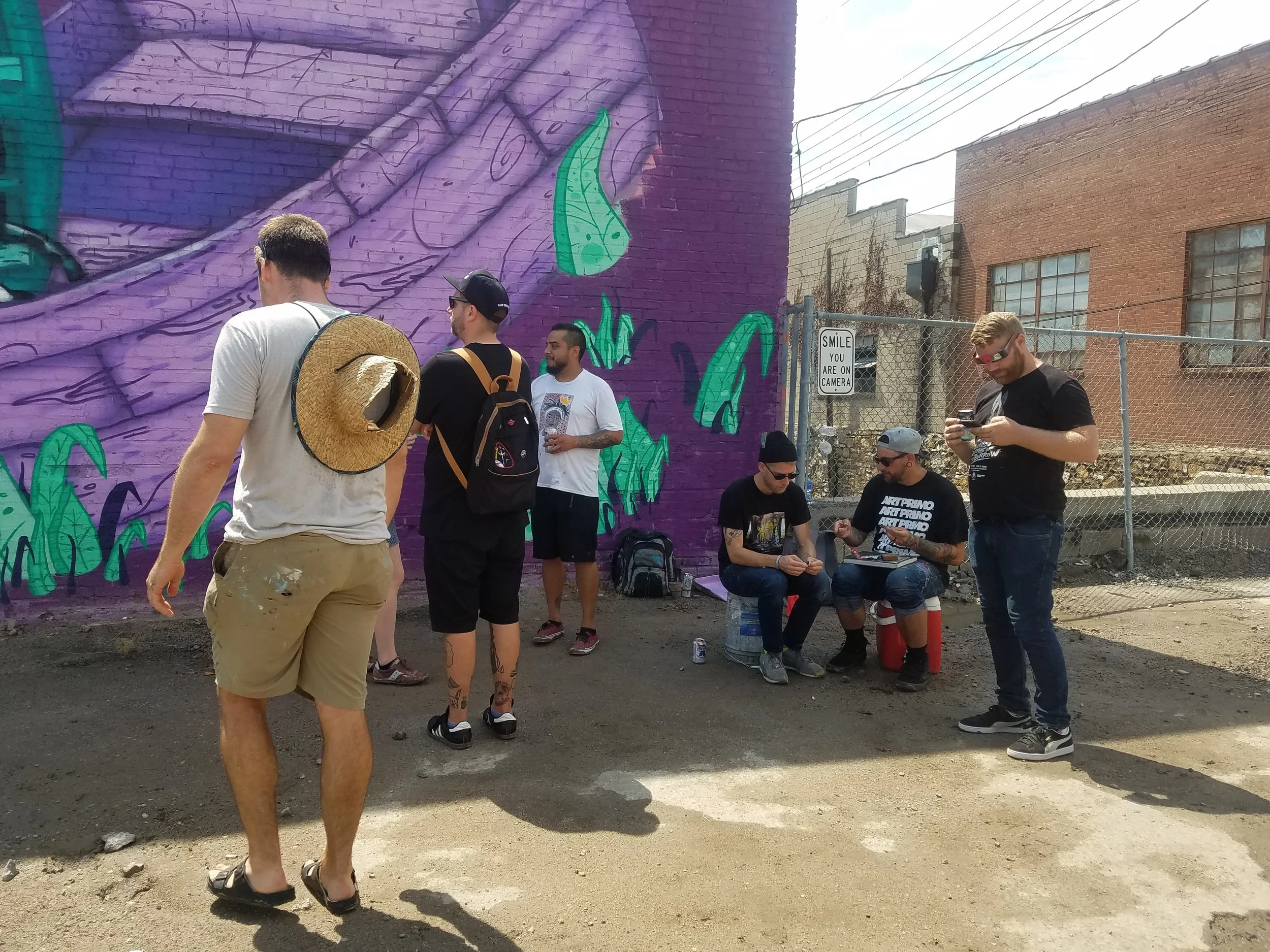 Artists Gathering to Watch the Great American Solar Eclipse