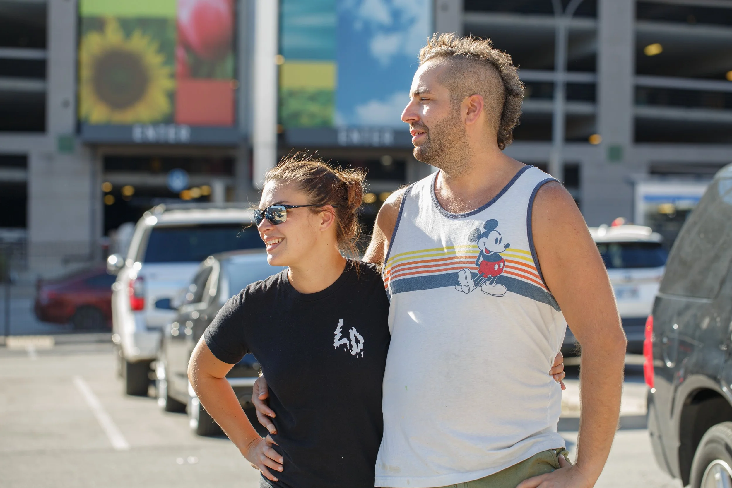  Rif Raf &amp; his wife, taking a break from painting Photo by Diana Gonzalez 