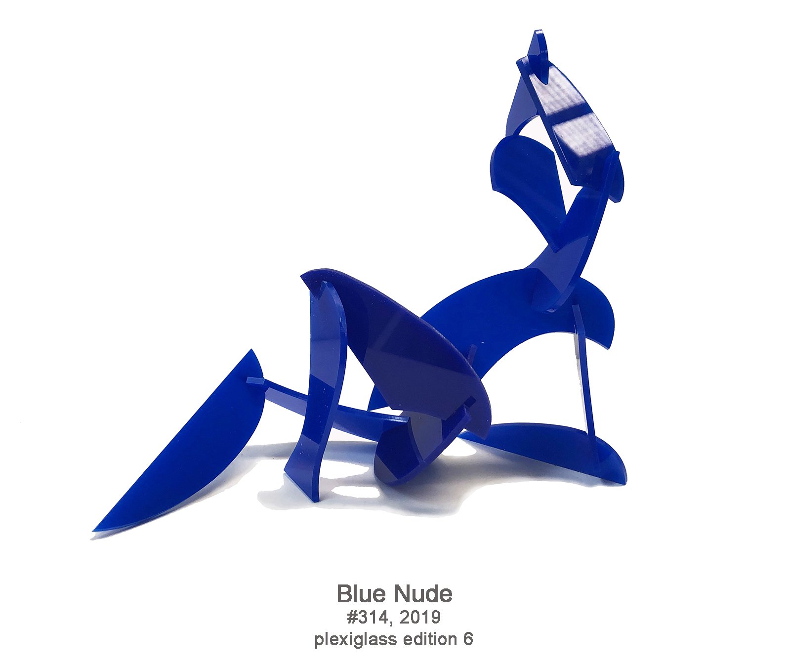 Blue Nude, 2019, Plexiglass, #314
