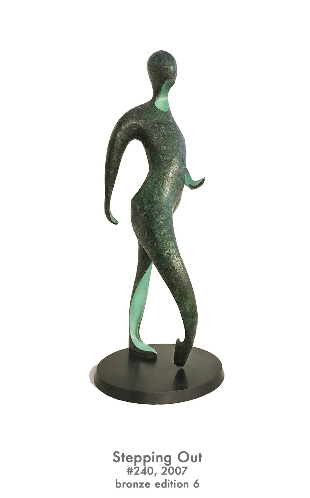 Stepping Out, bronze, 2007, #240