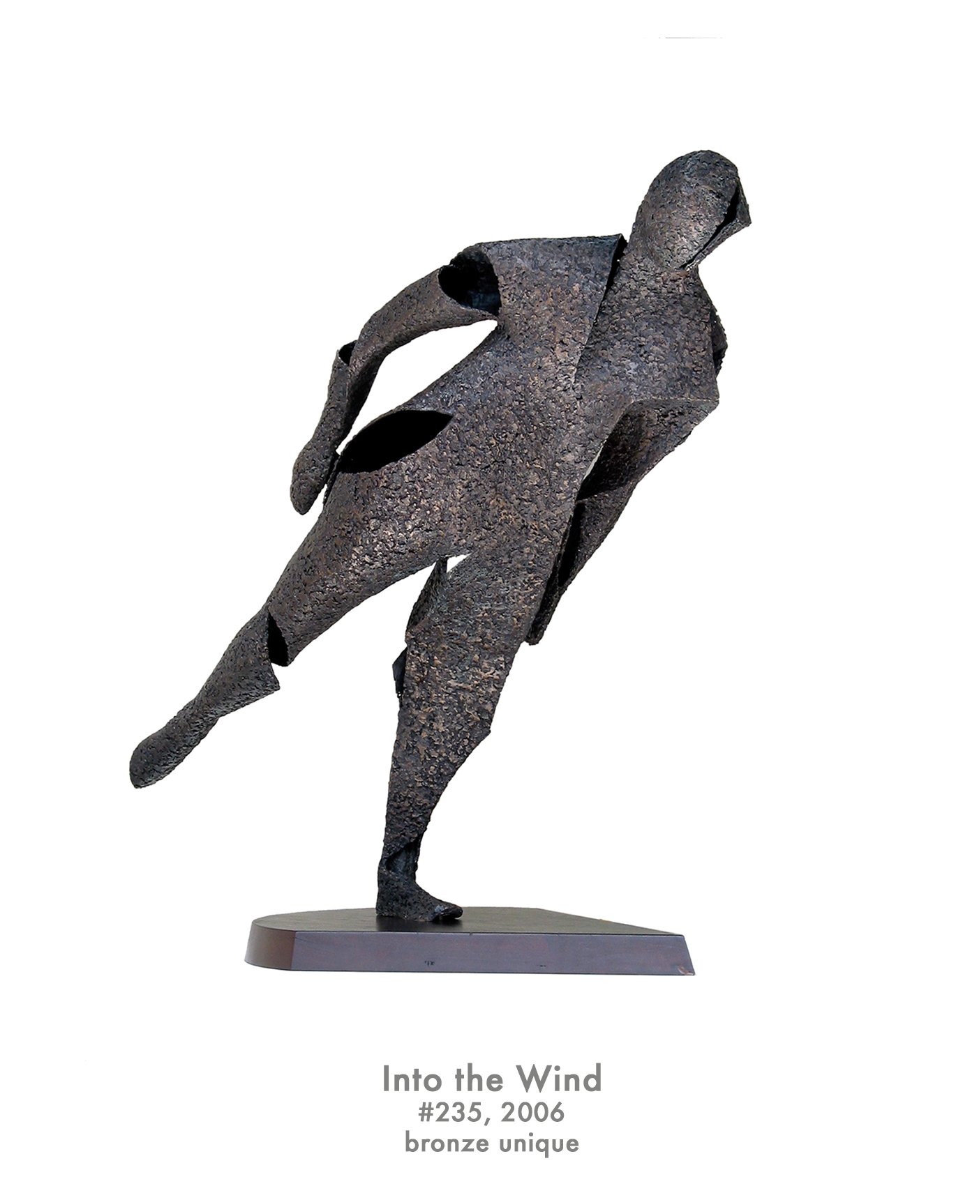 Into the Wind, 2006, bronze, #235