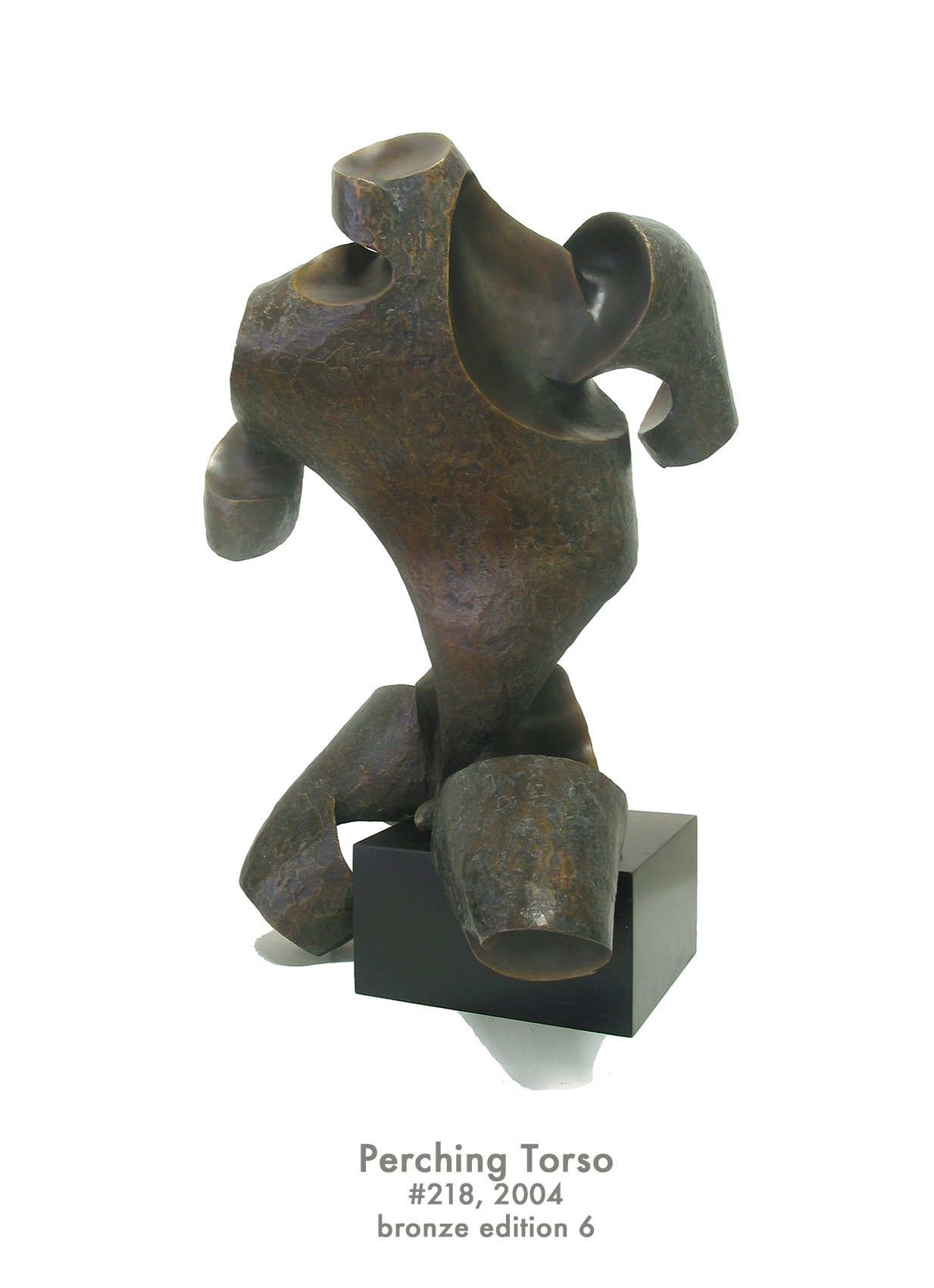 Perching Torso, 2014, bronze, #218