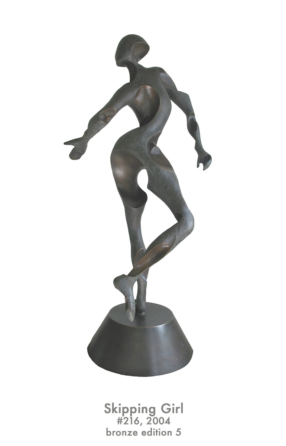 Skipping Girl, 2004, bronze, #216