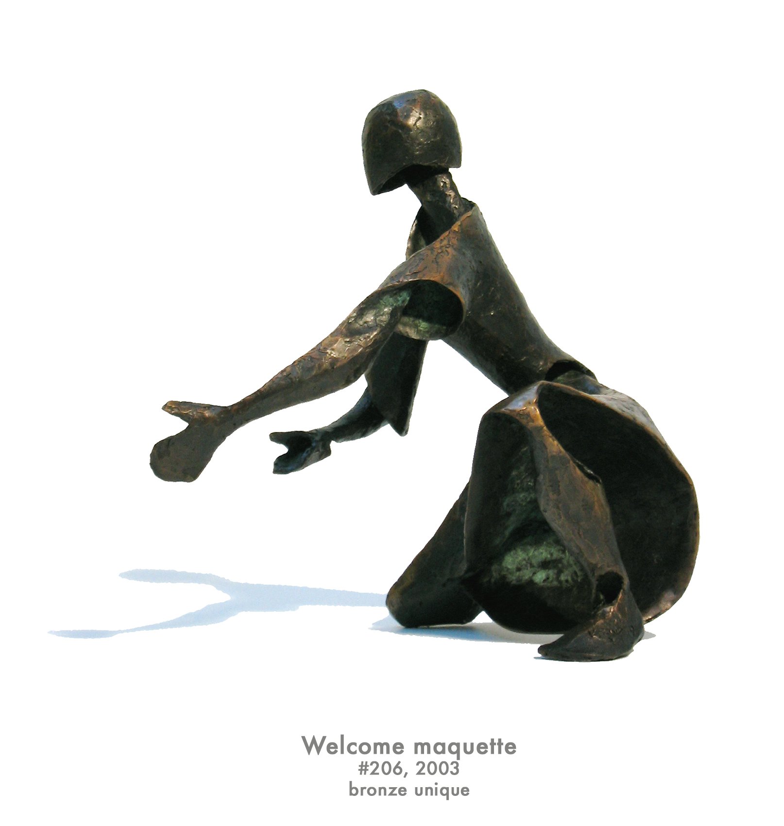 Welcome maquette, 2003, bronze, #206