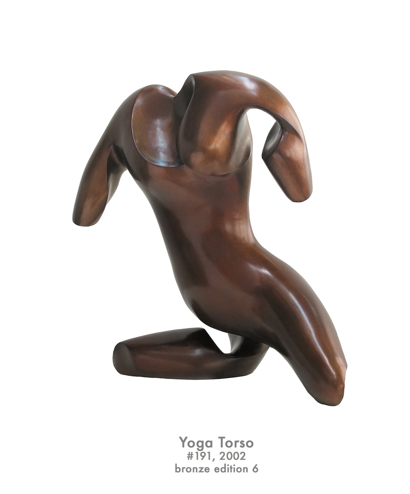 Yoga Torso, 2022, bronze, #191