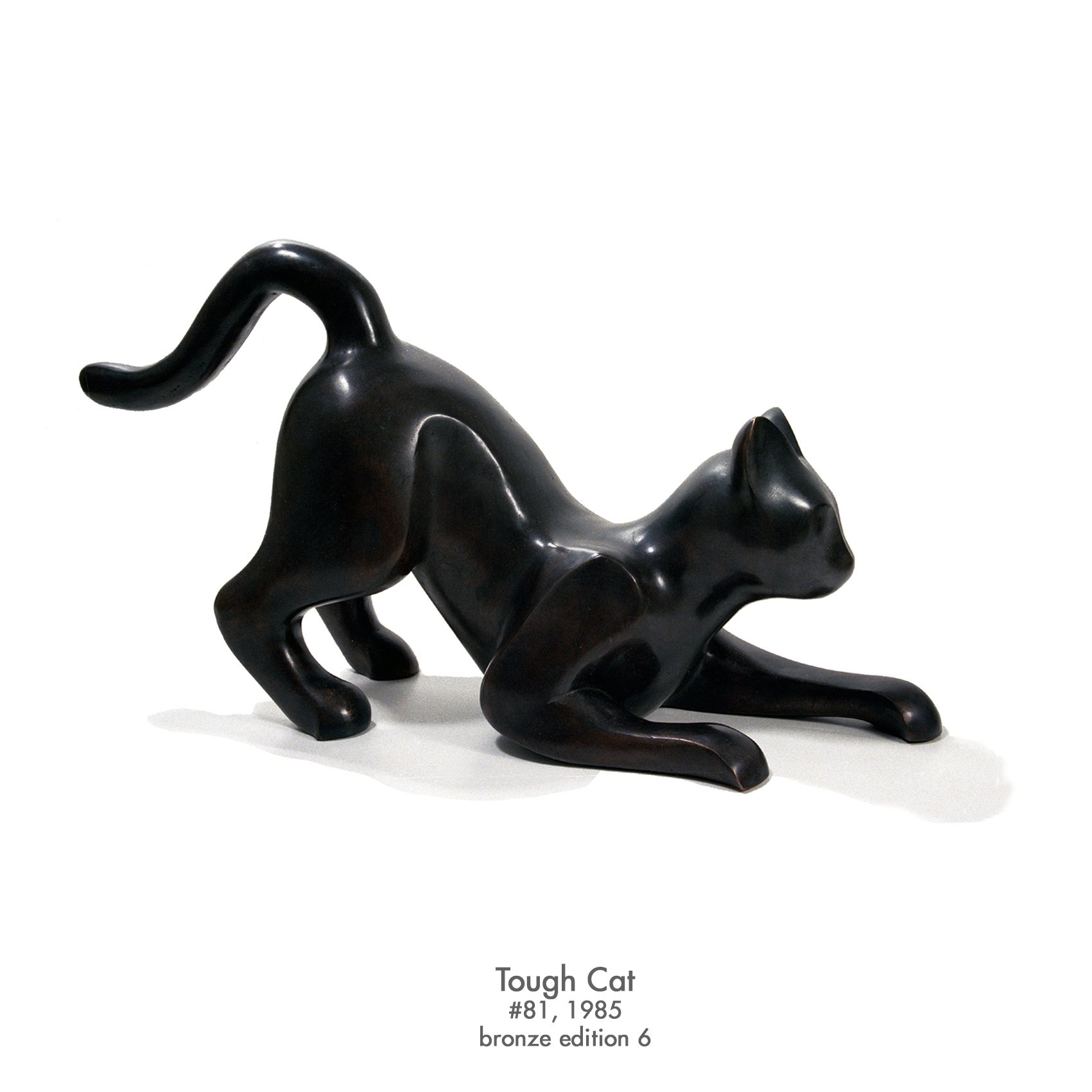 Tough Cat, 1985, bronze, #81