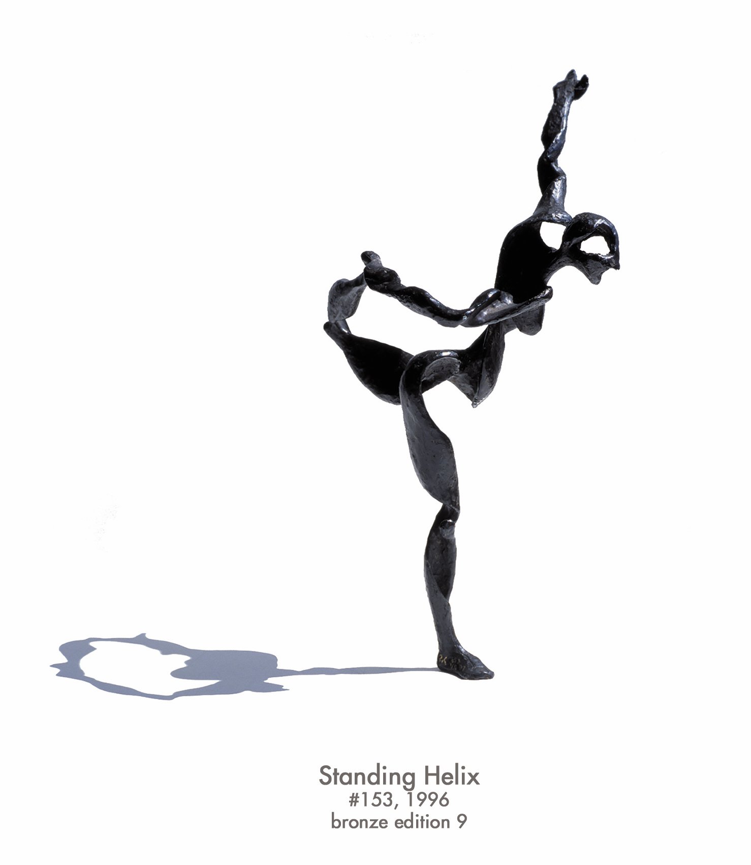 Standing Helix, 1996, bronze, #153