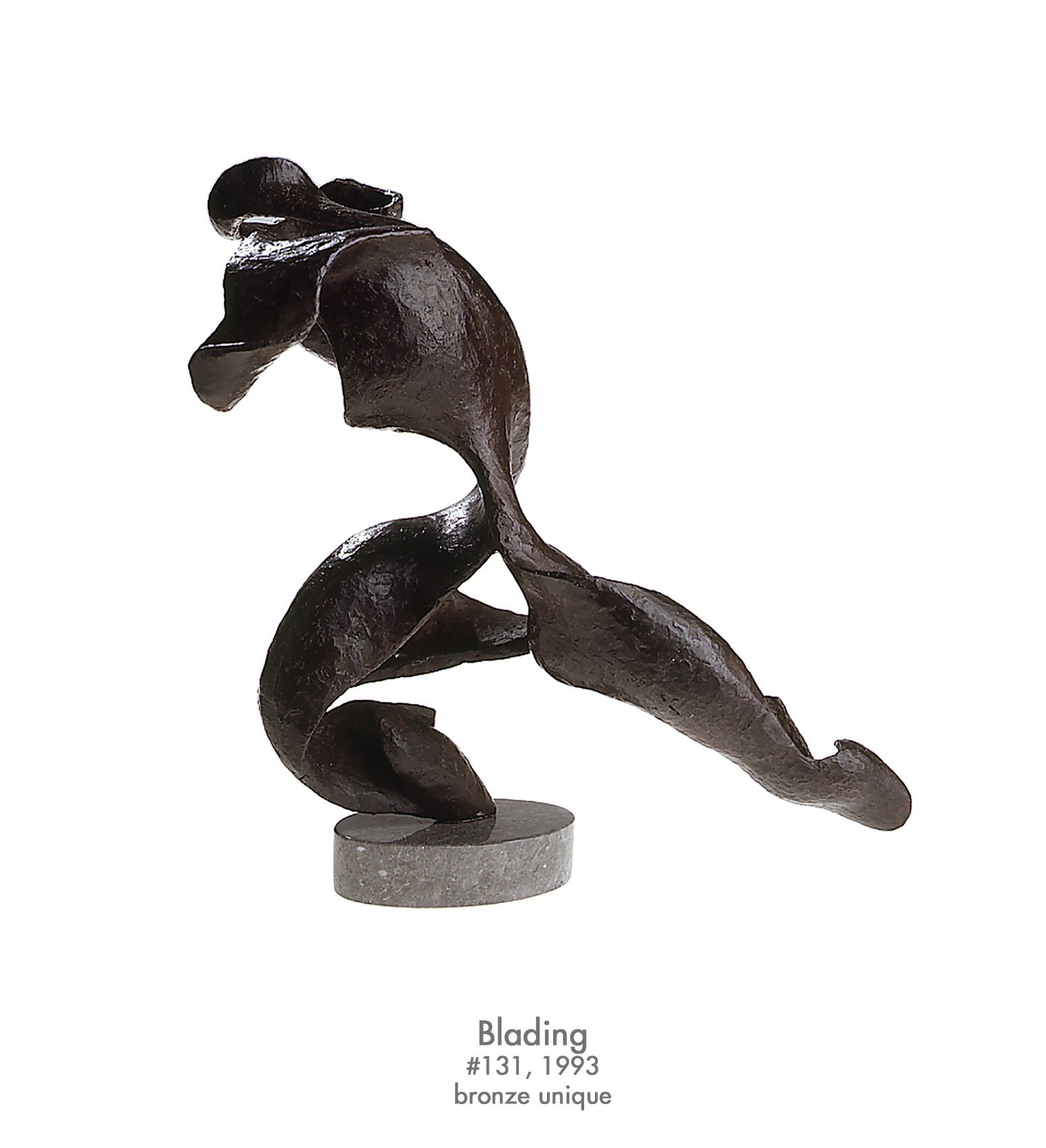 Blading, 1993, bronze, #131