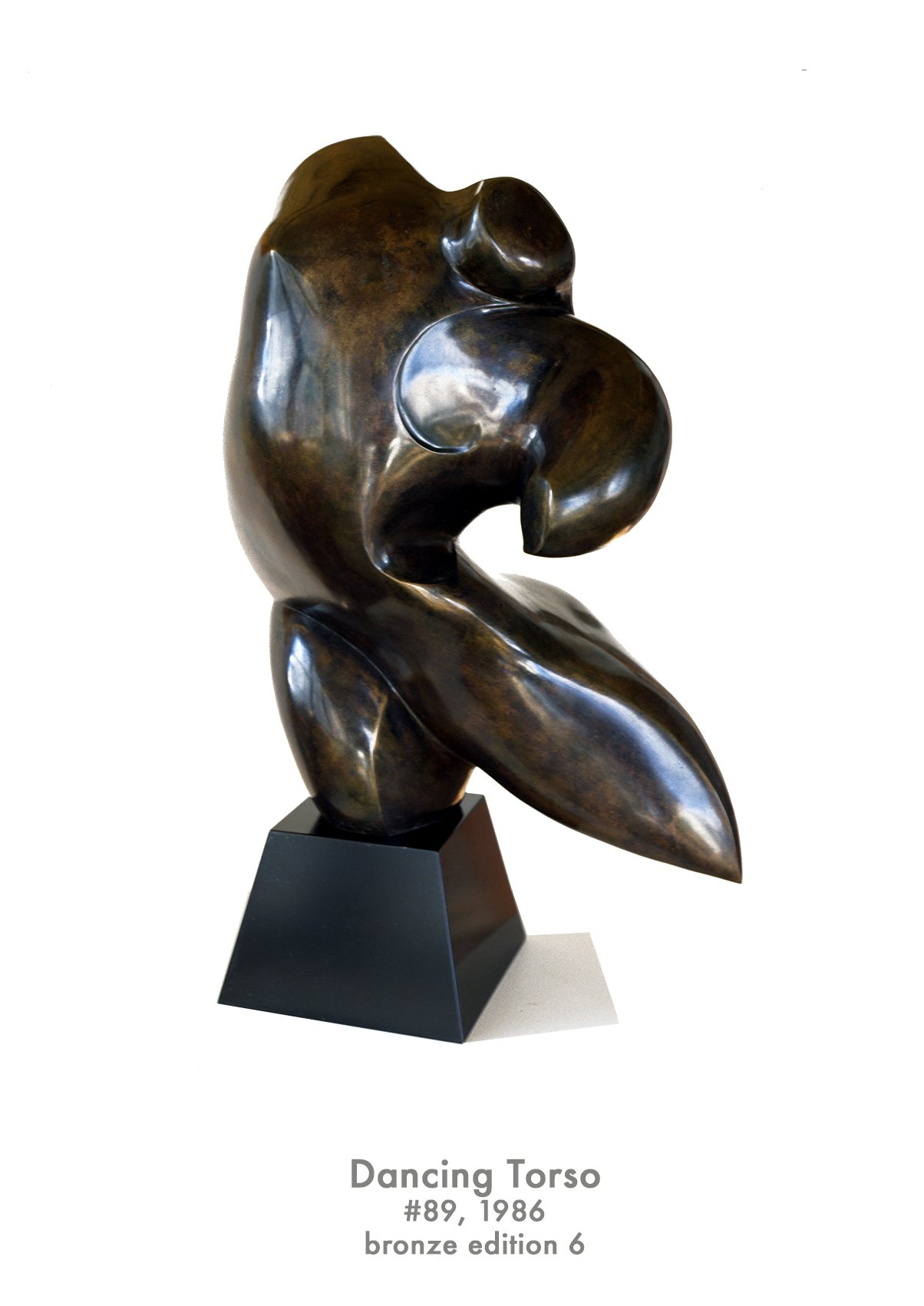 Dancing Torso, 1986, bronze, #89