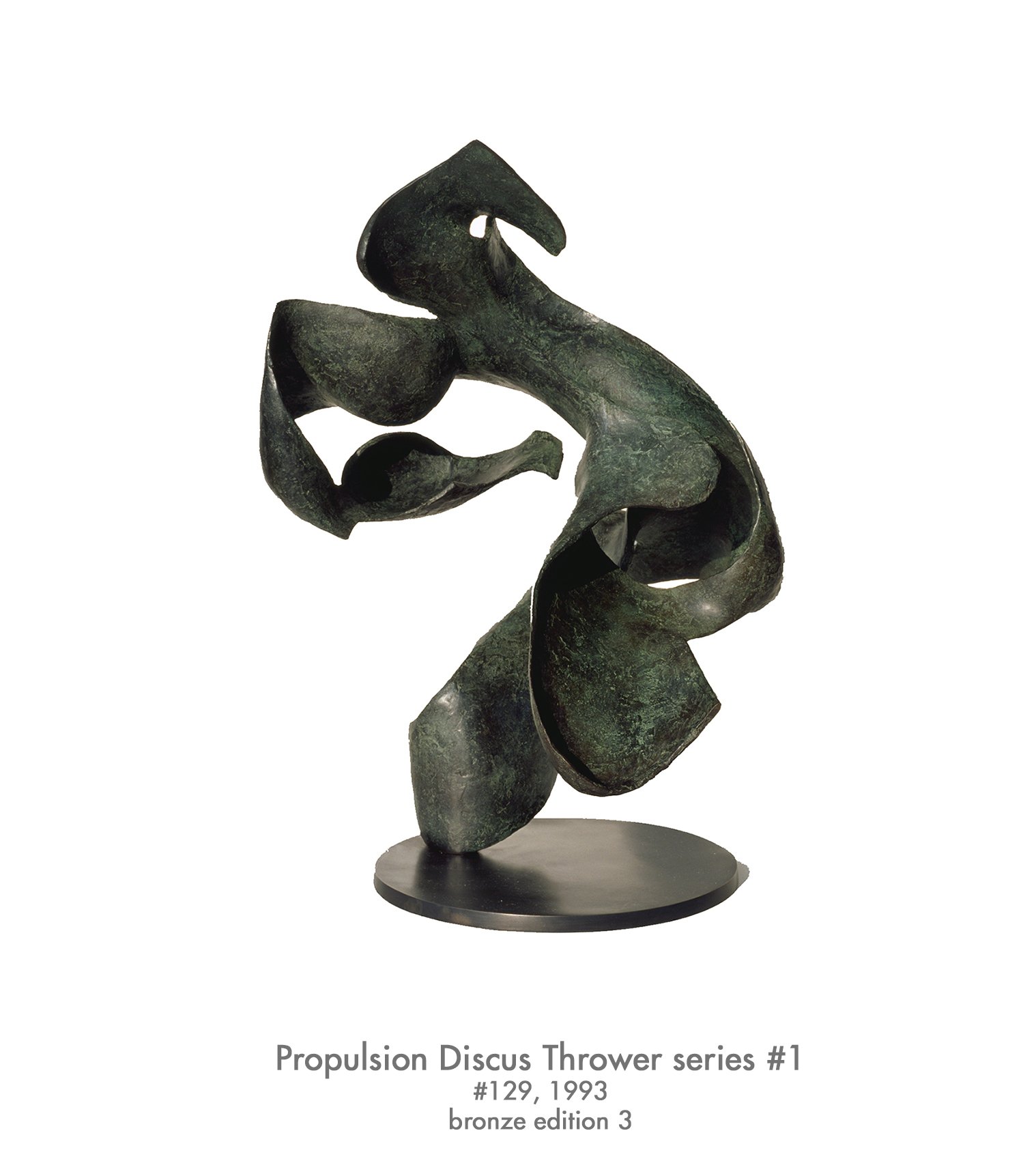 Propulsion Discus Thrower series 1, 1993, bronze, #129