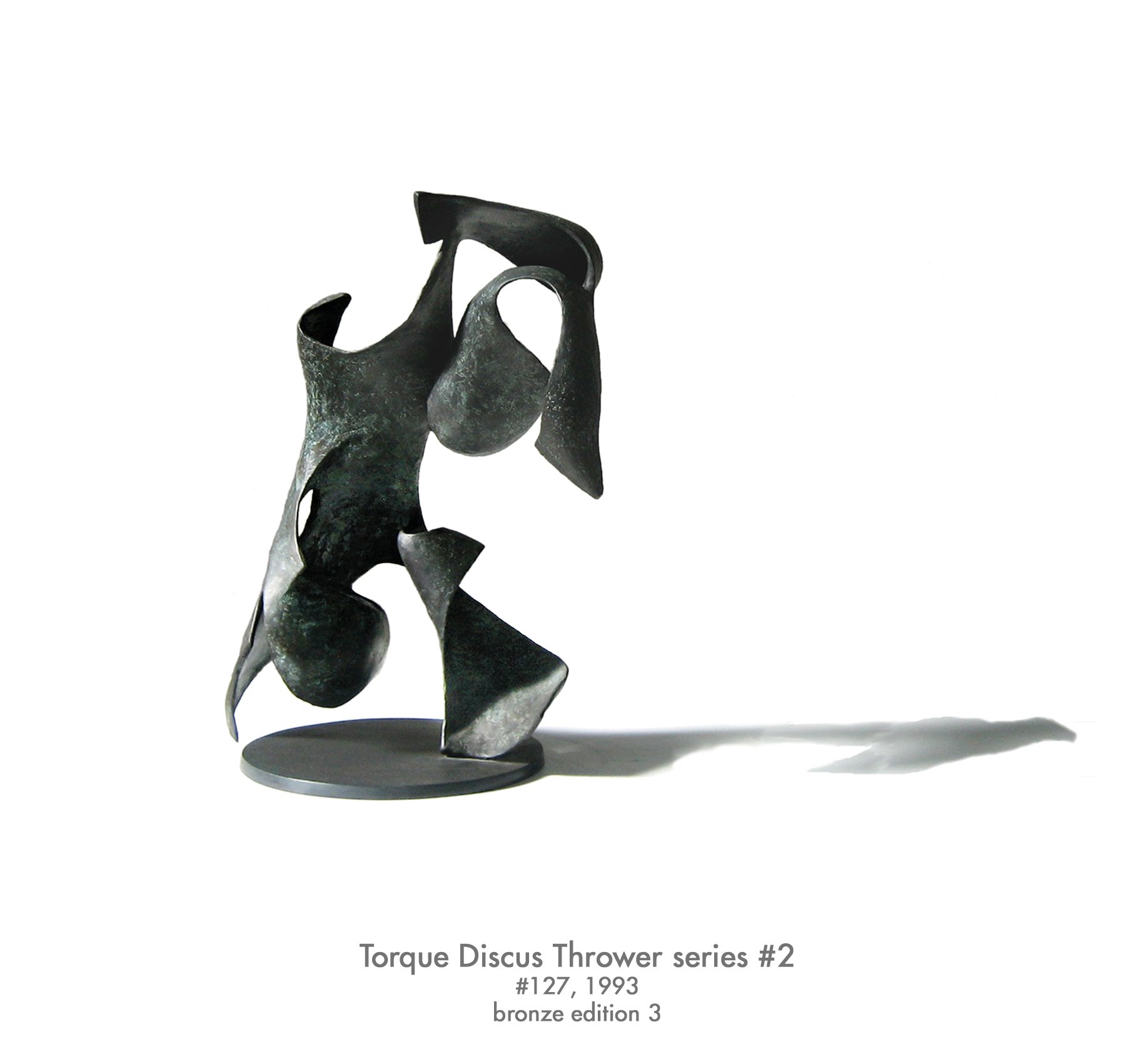 Torque Discus Thrower series 2, 1993, bronze, #127