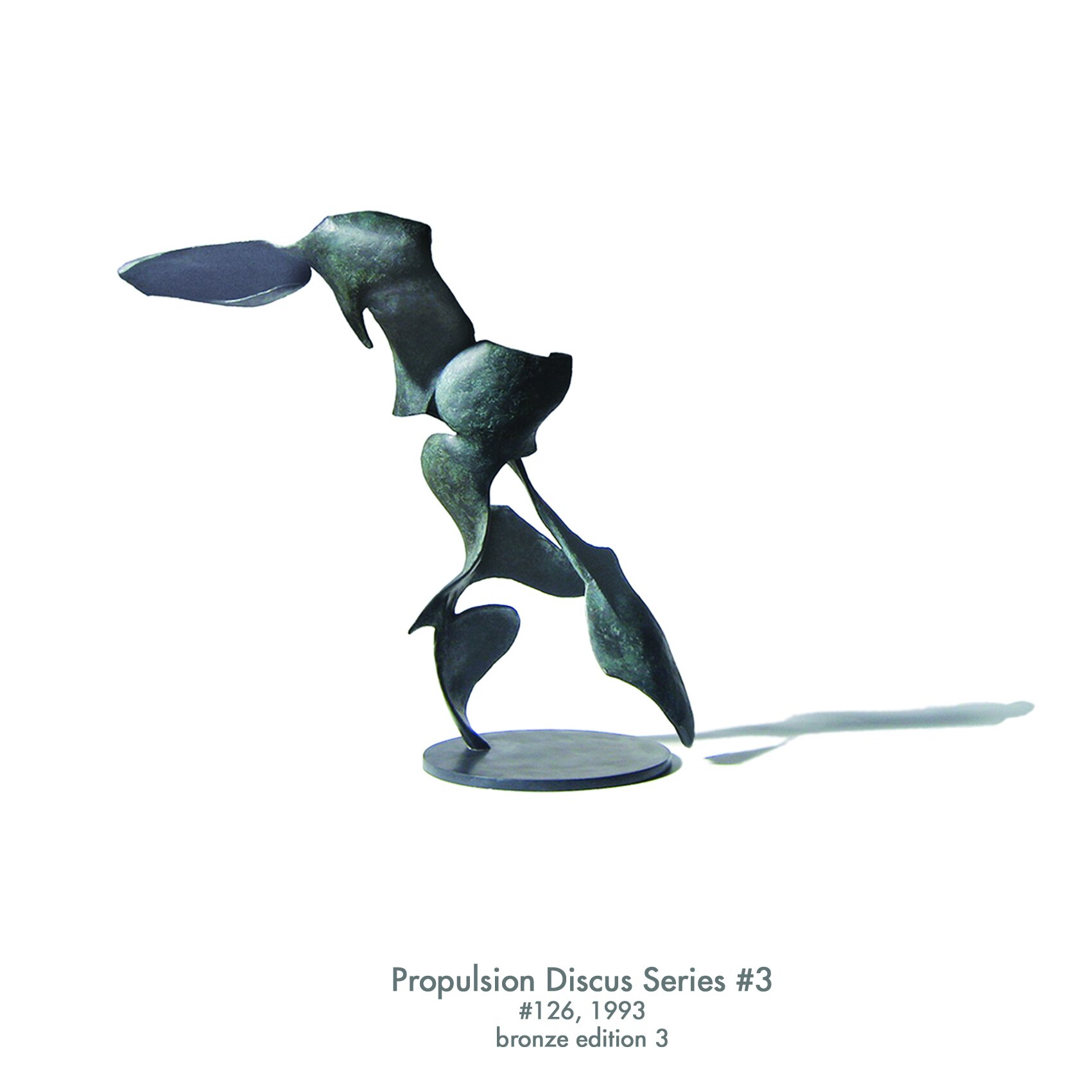 Propulsion Discus series 3, 1993, bronze, #126