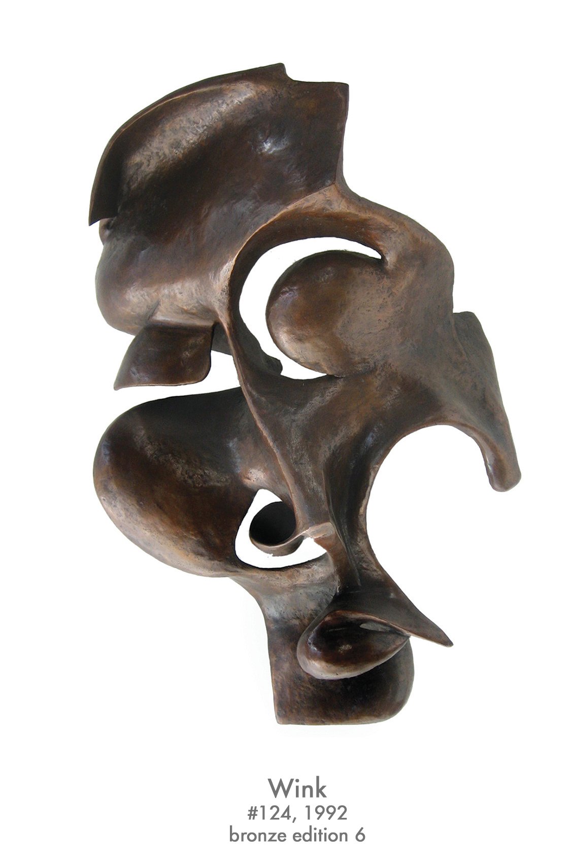 Wink, 1992, bronze, #124