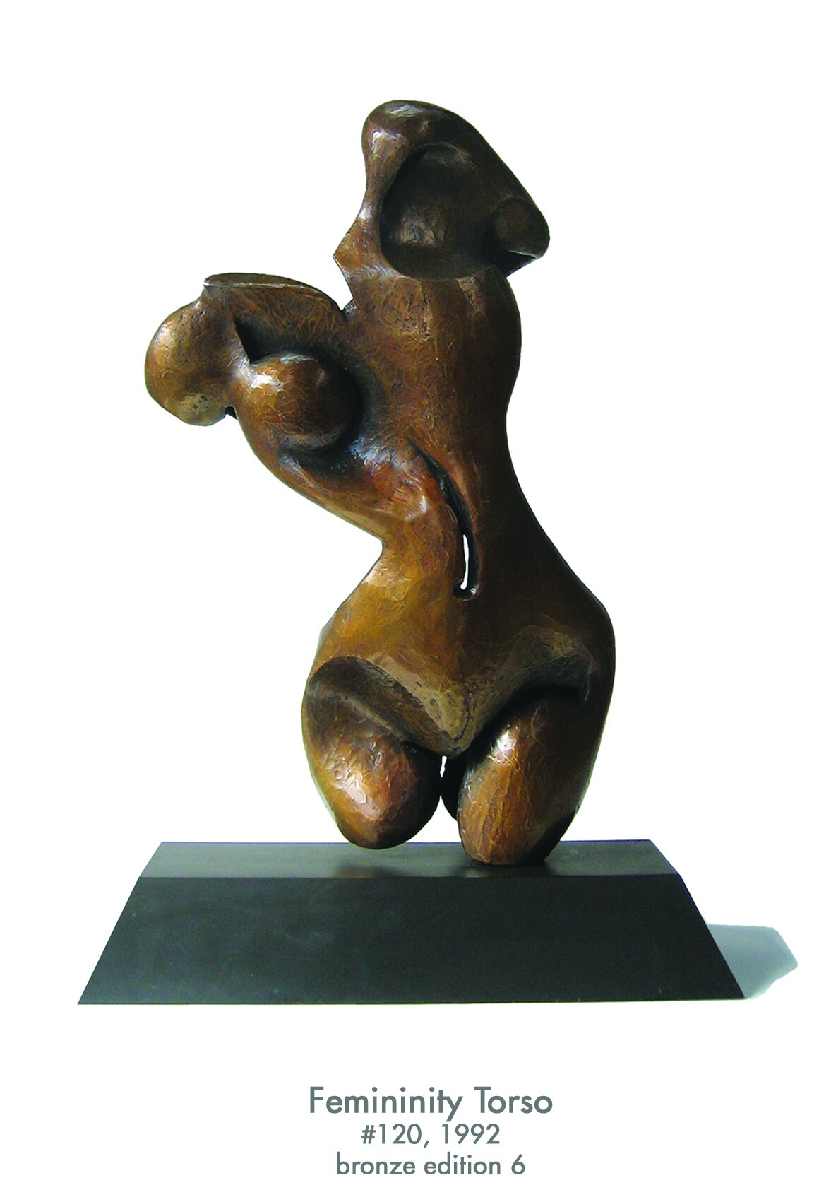 Femininity Torso, 1992, bronze, #120