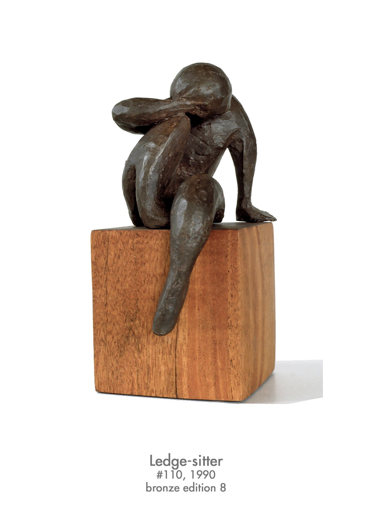 Ledge-sitter, 1990, bronze, #110