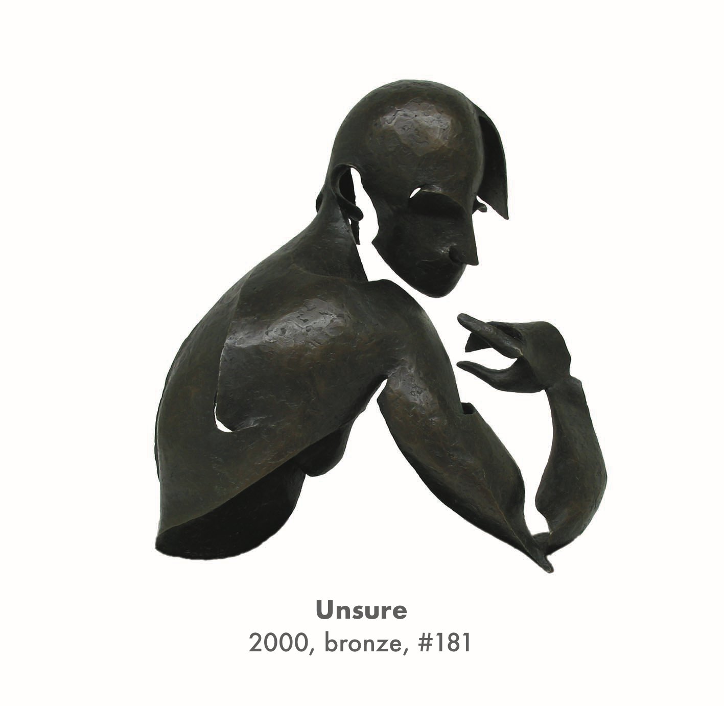 Unsure, 2000, bronze, #181