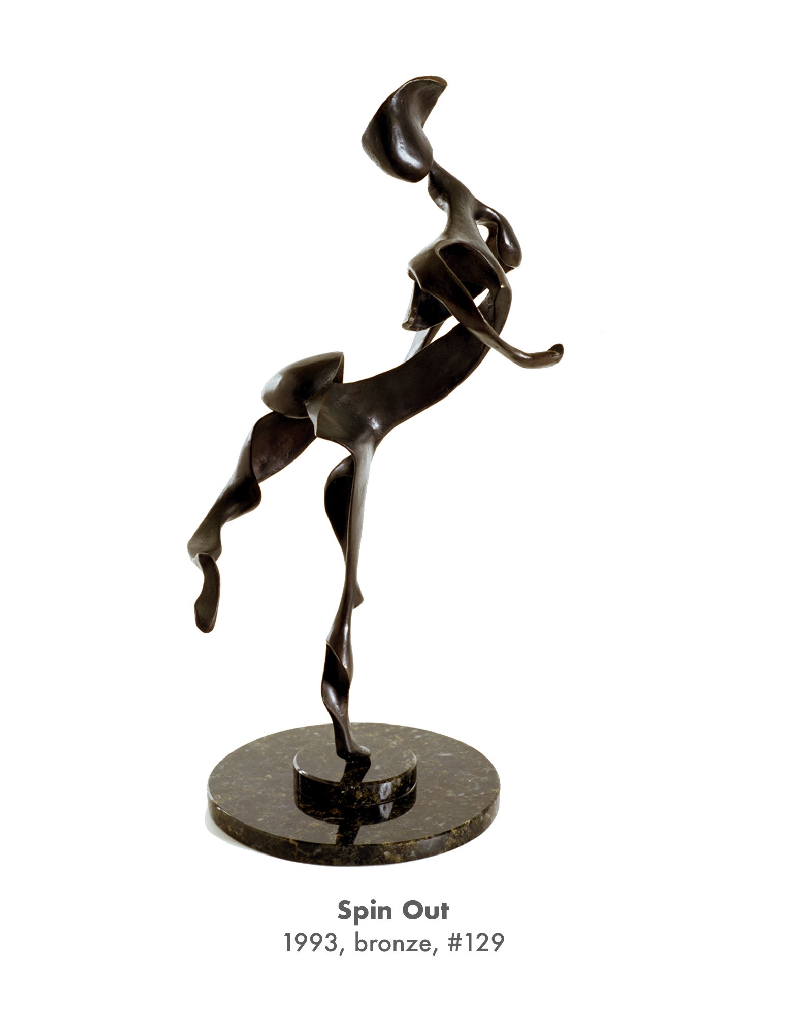Spin Out, 1993, bronze, #129