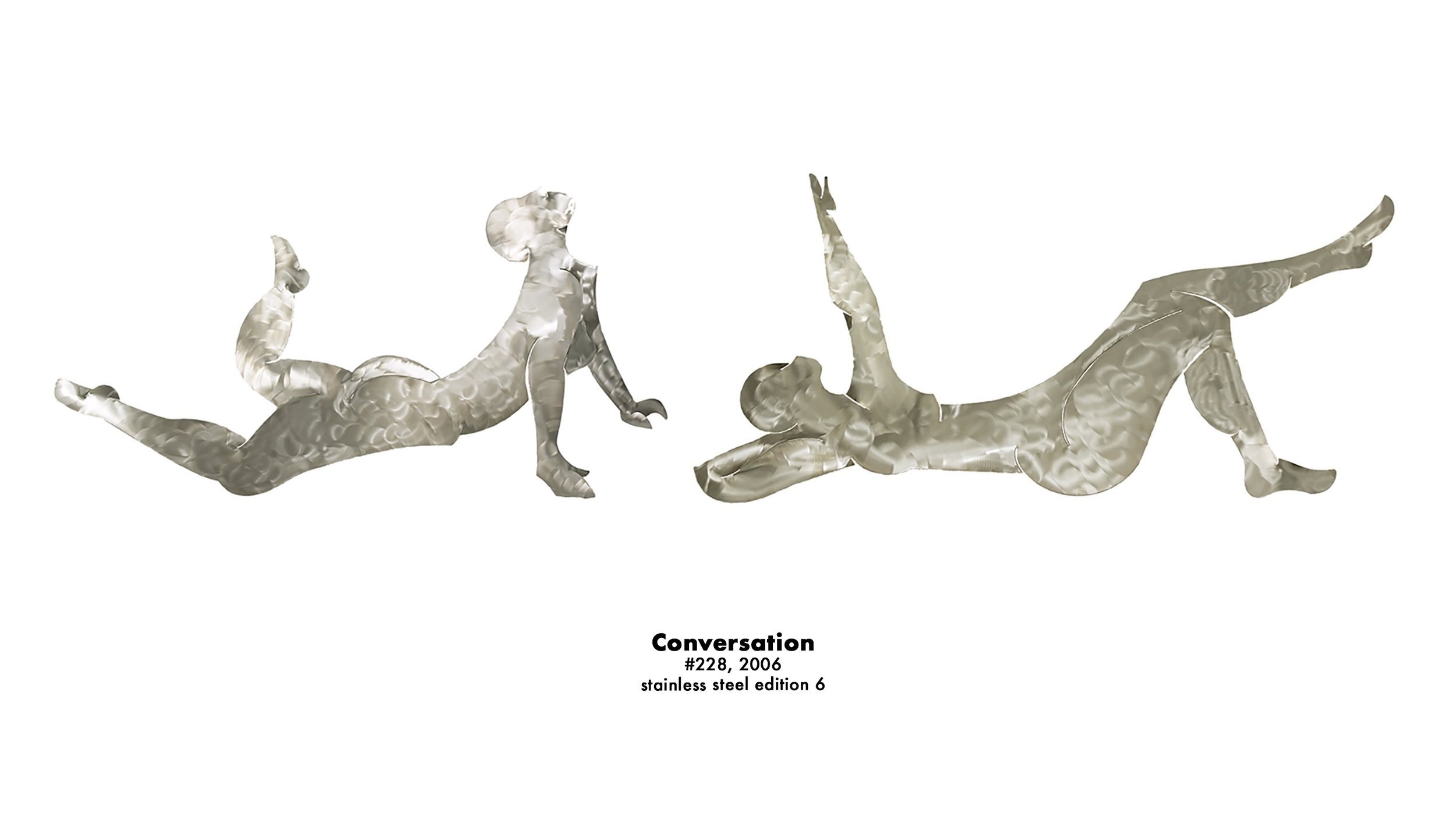 Conversation, 2006, stainless steel, #228