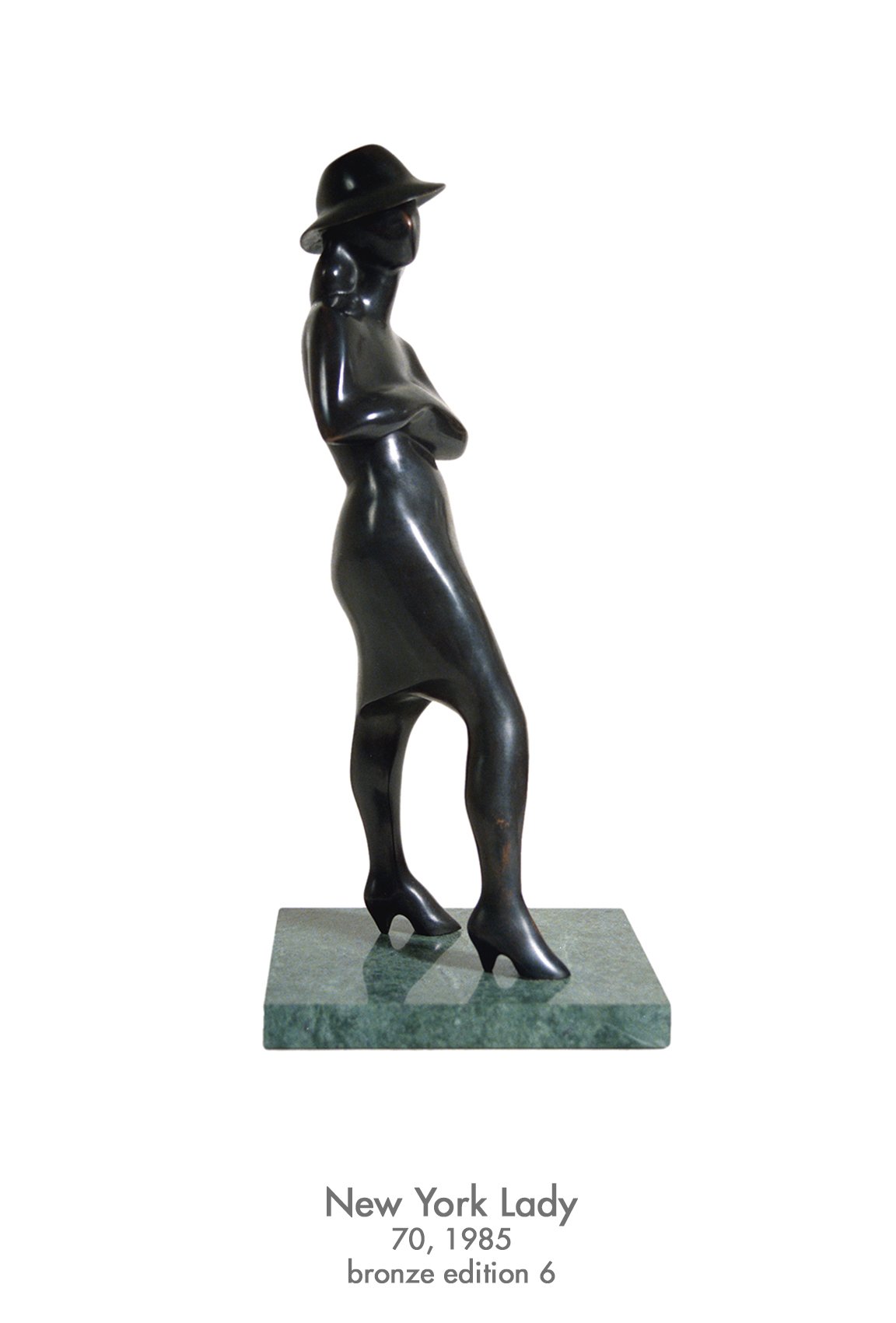 New York Lady, 1985, bronze edition 6, #70 