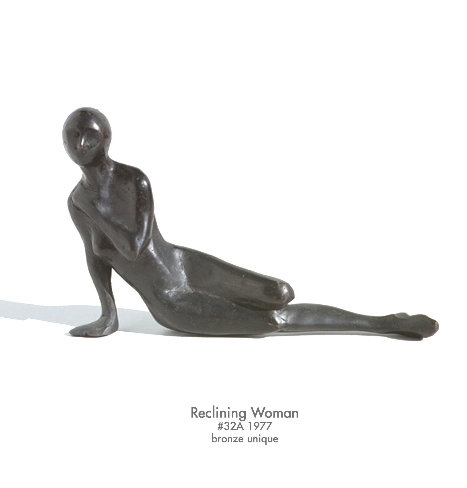 Reclining Woman, 1977, bronze, #32A