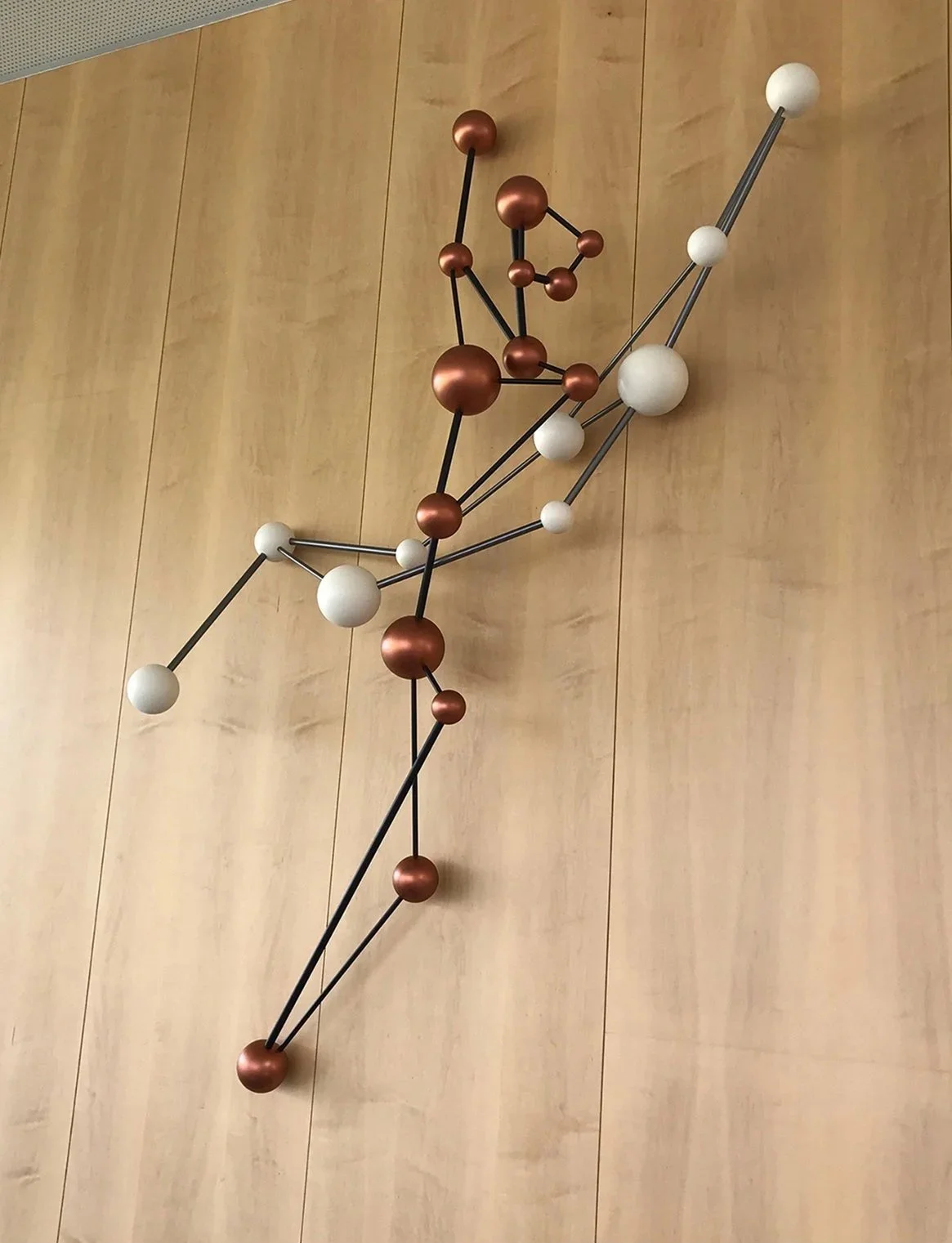 Lateral Motion #302, 2017, wood & metal