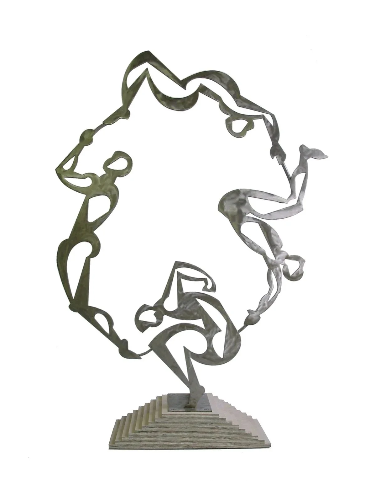 Rock Around the Clock #212 , 2004, stainless steel, edition 6