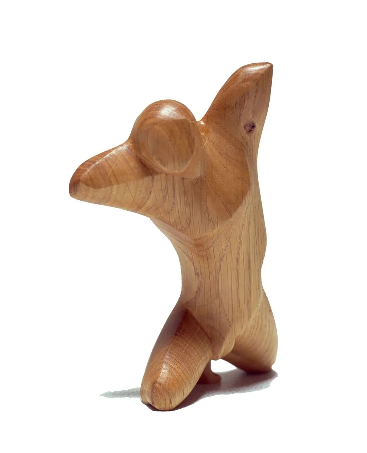 Zigzag Man, #168, 1998, oak wood