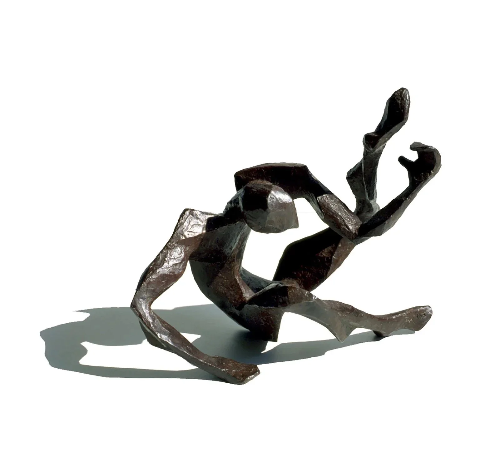 Origami Man #163, 1997, bronze, edition 9