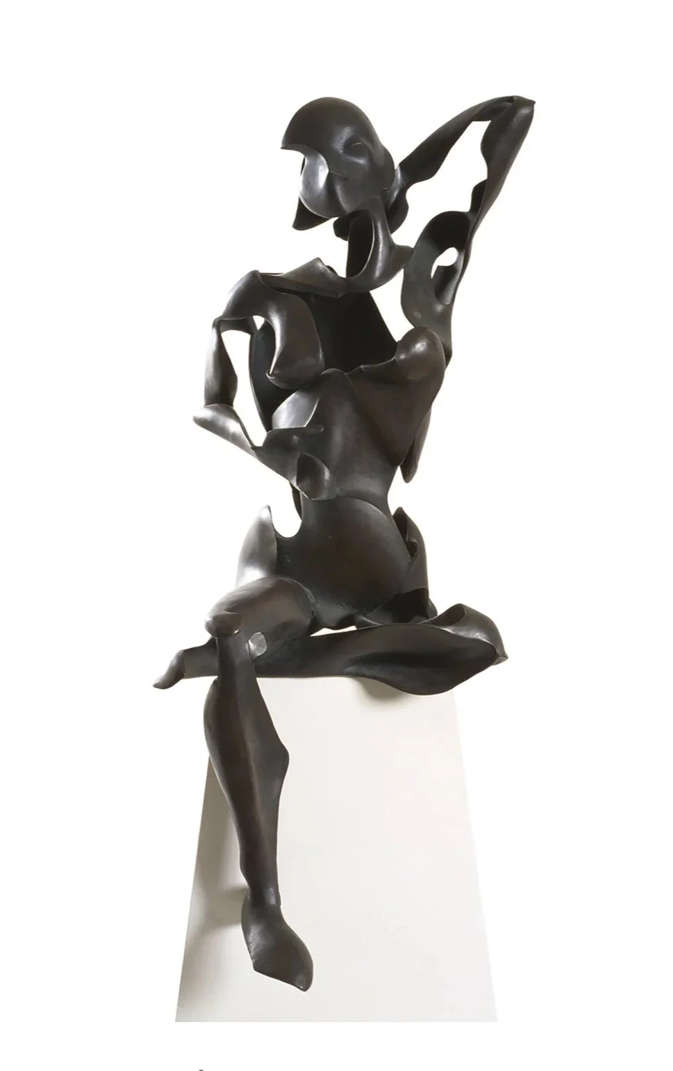 Totality 7 Figure Fractions #144, 1995, bronze, edition 3 