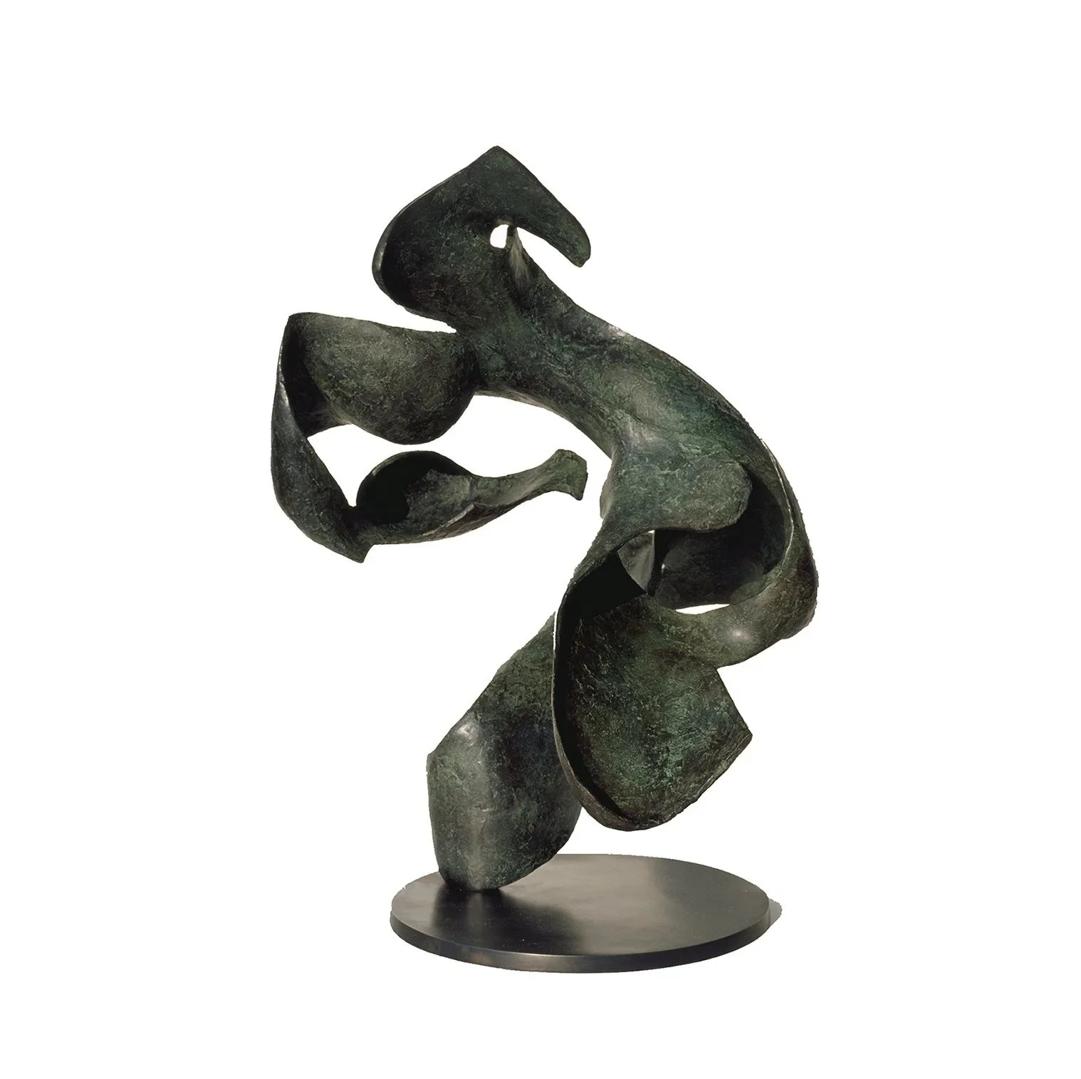 Discus I — Compression #128, 1993, bronze, edition 3