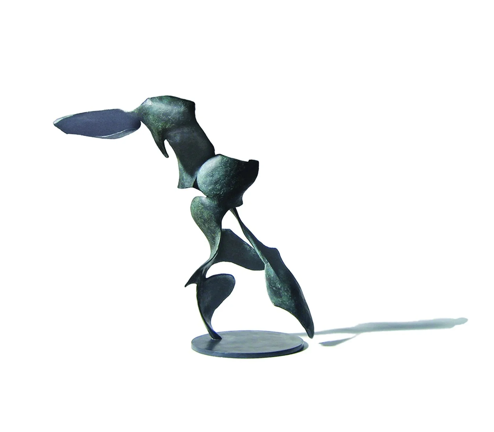 Discus III — Propulsion #126, 1993, bronze, edition 3