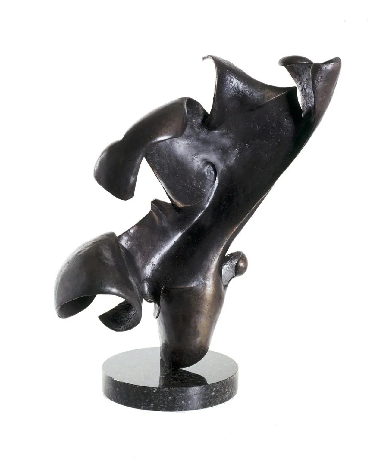 Inside-out Man (Leaping Torso) #122, 1992, bronze, edition 6