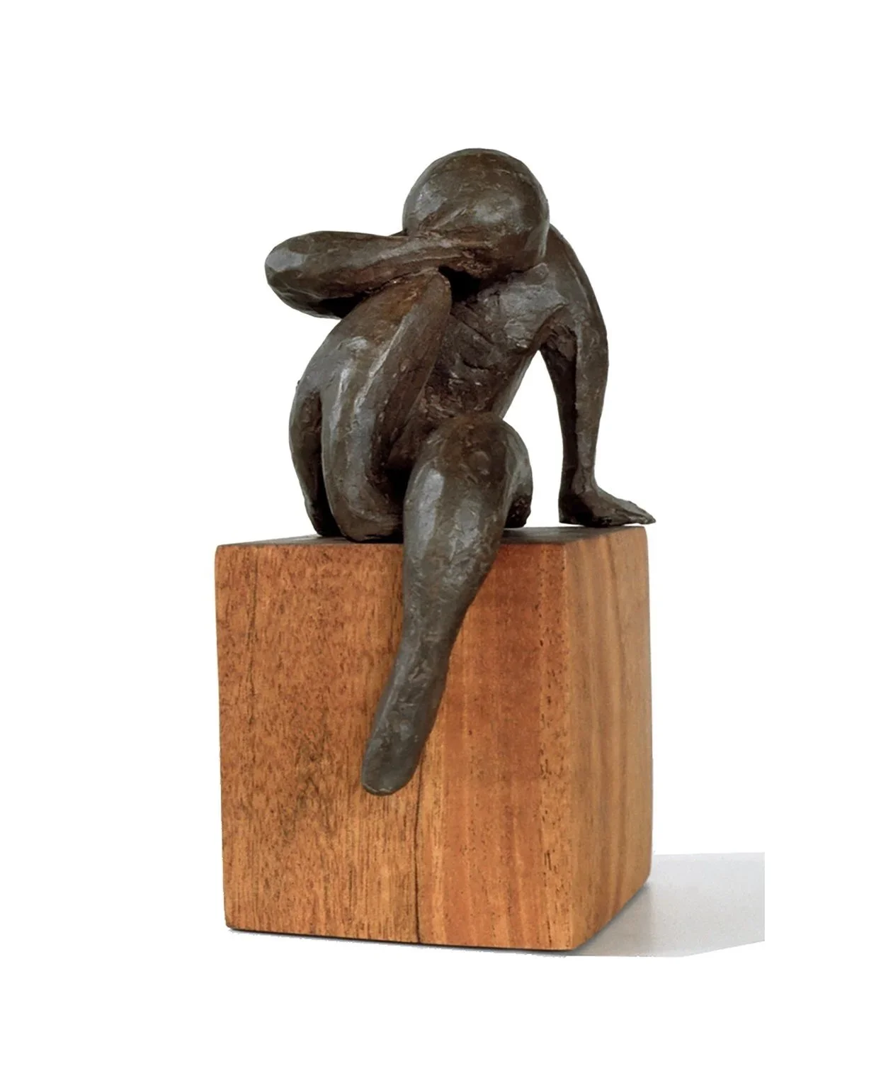 Ledge-sitter #110, 1990, bronze, edition 8