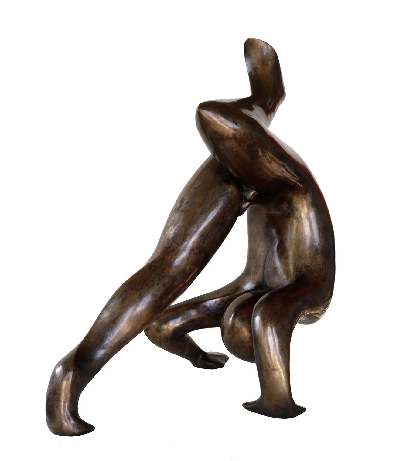 Somersault #108, 1990, bronze, edition 3