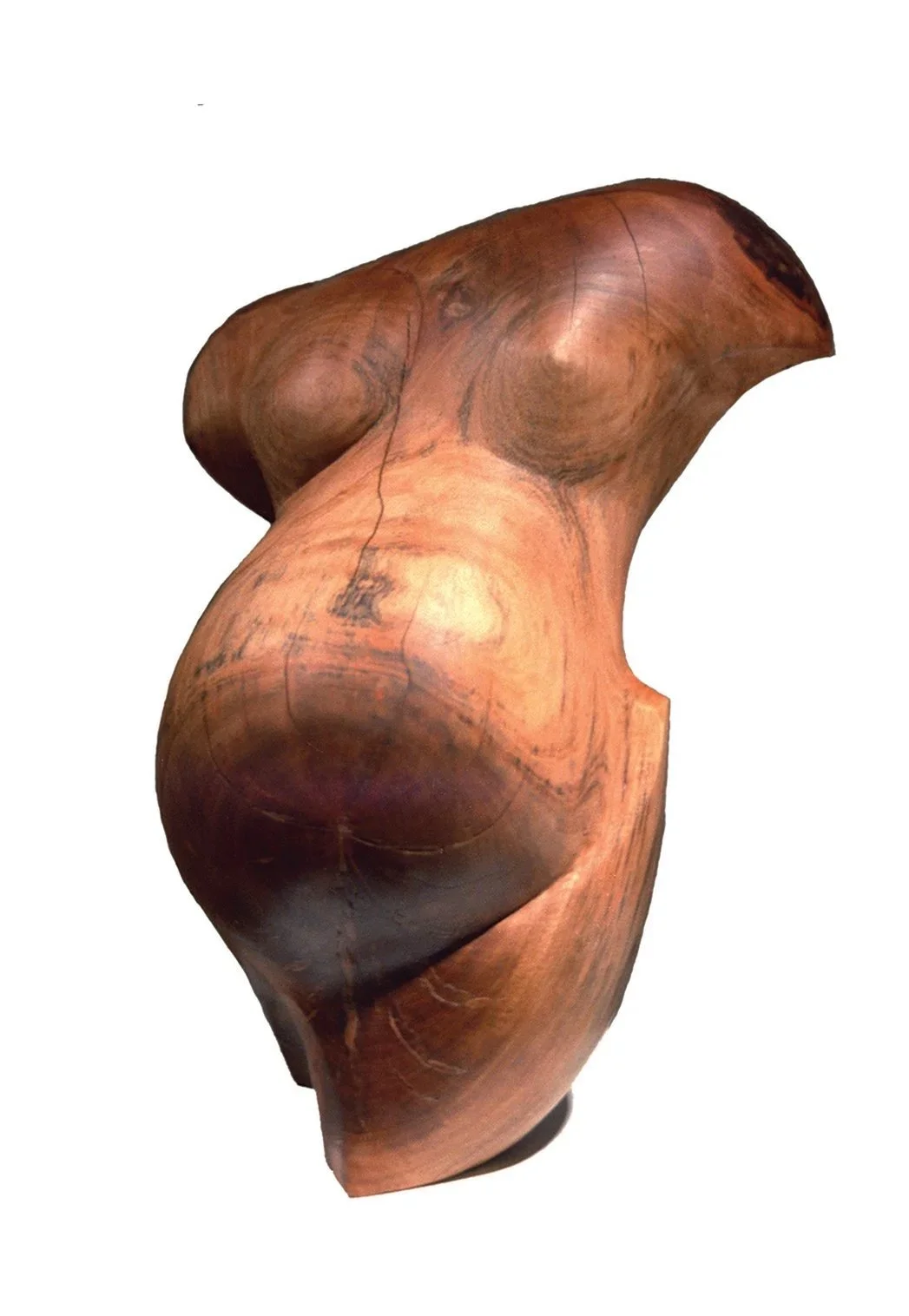 Pregnant Torso #91, 1986, kaffir plum wood