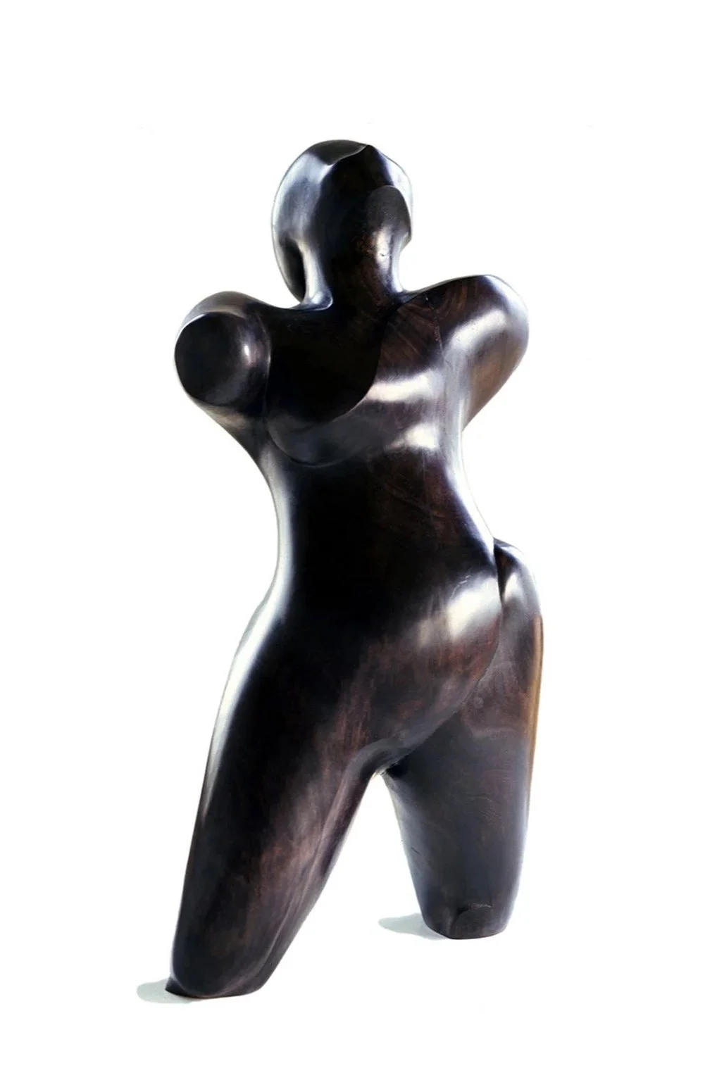 Liberated #82, 1985, stained sycamore wood