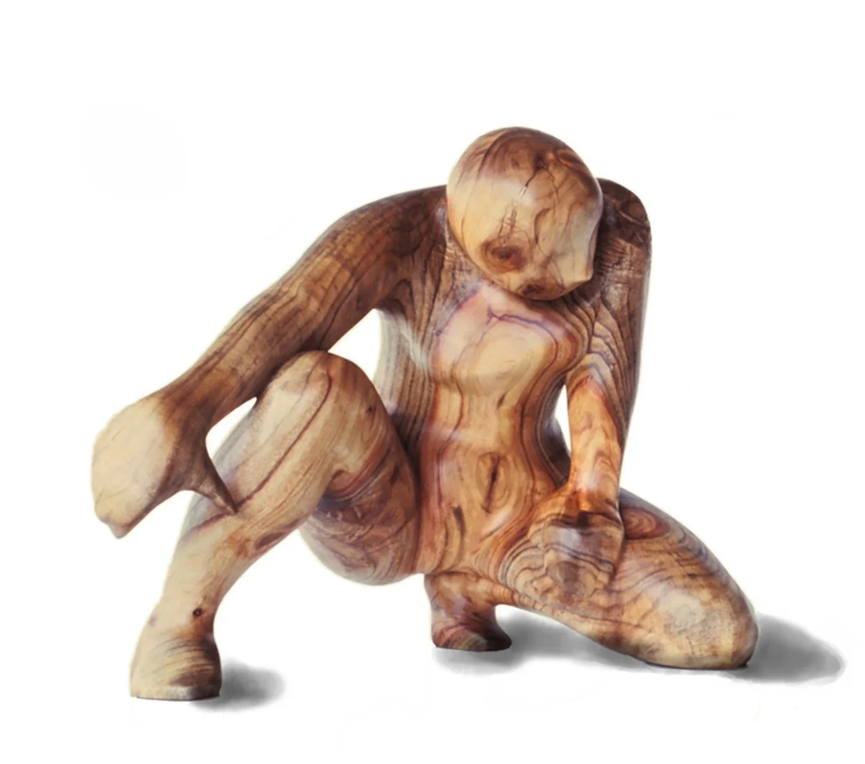 Up or Down? #63, 1982, camphor laurel wood