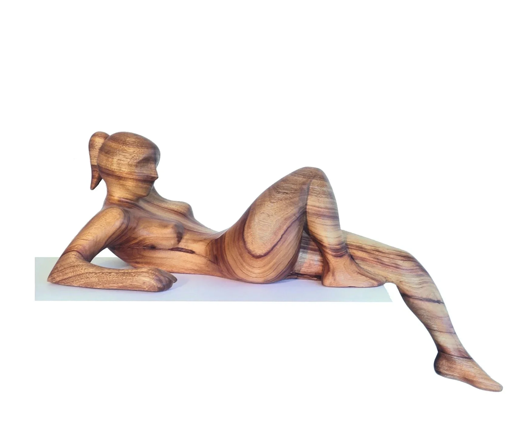 Relaxing #56, 1981, camphor laurel wood