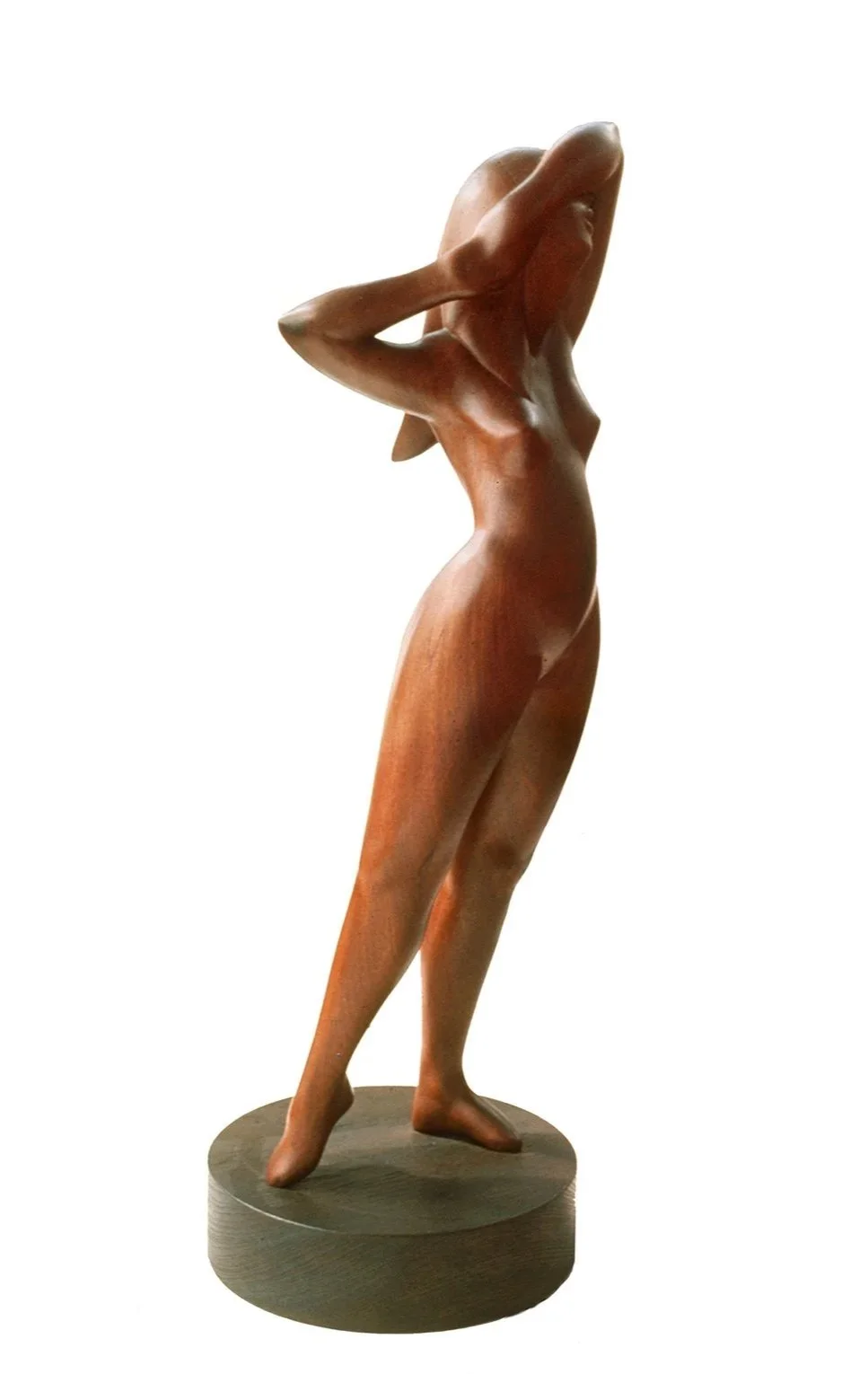 Woman Stretching #37, 1977, penda wood