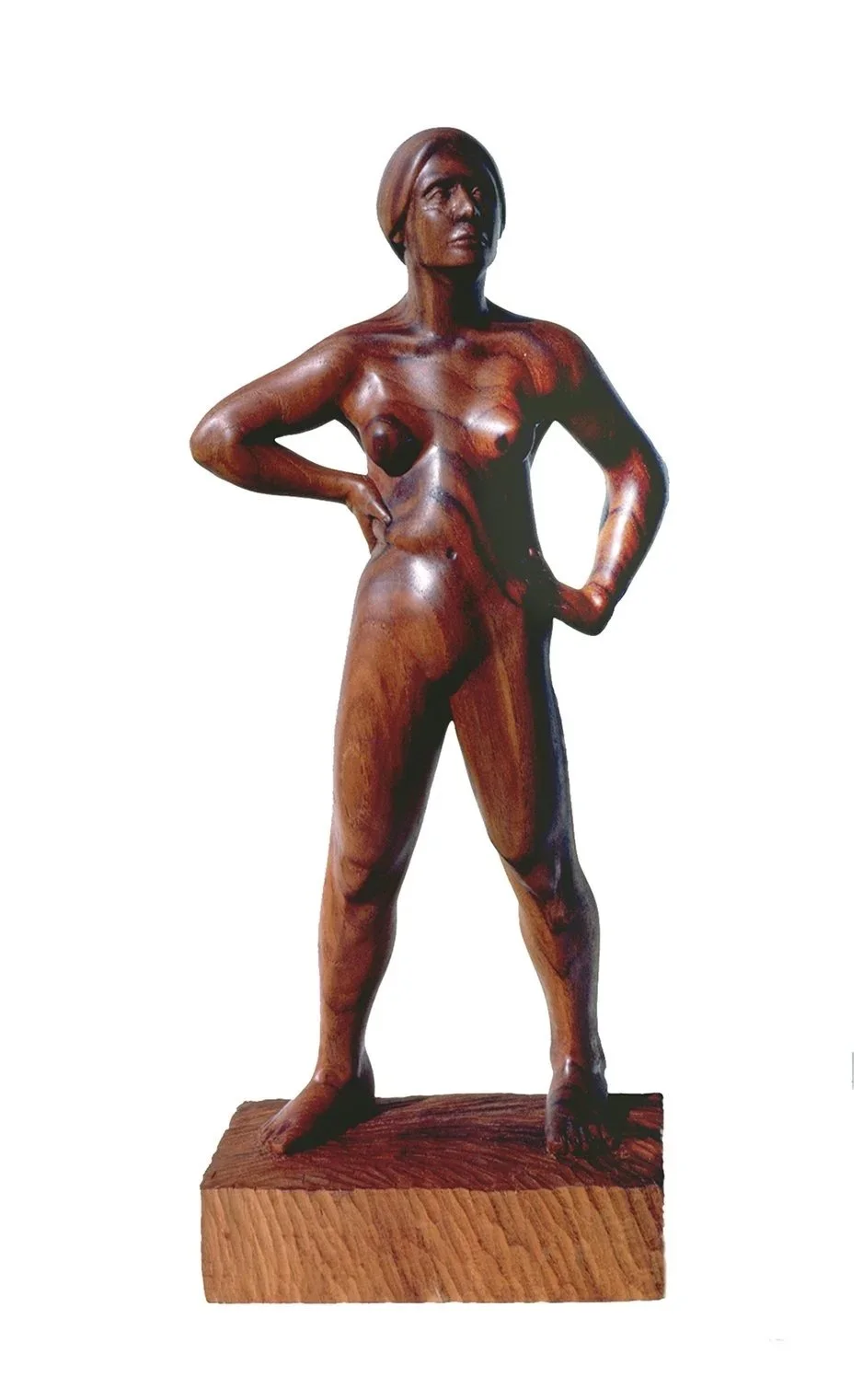 Arms Akimbo #26, 1976, teak wood