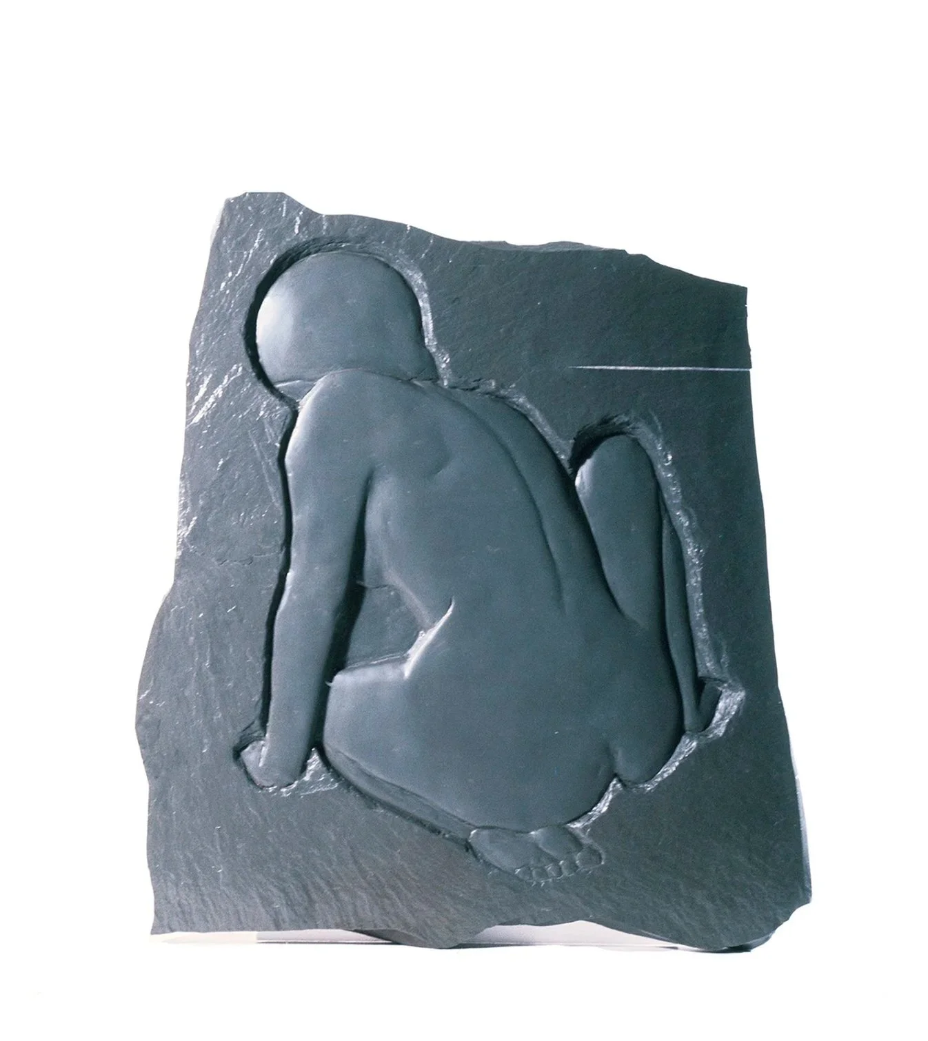 Back of Woman #13, 1974, slate