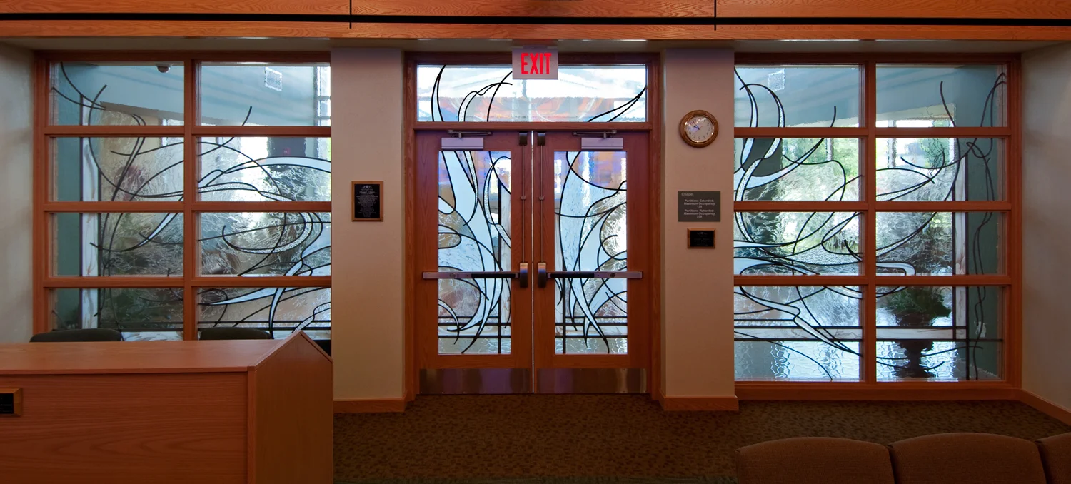 Entry to Chapel. 9' x 22'