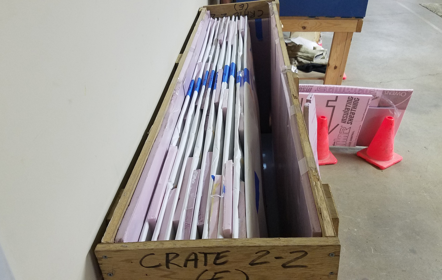 Wrapped and crated. Ready to go!